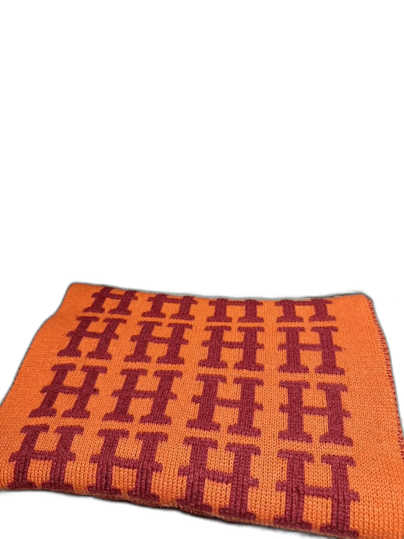Hermes Hermes Cashmere Logo Scarf Beautiful Quality-2506 Size ONE SIZE - 1 Thumbnail