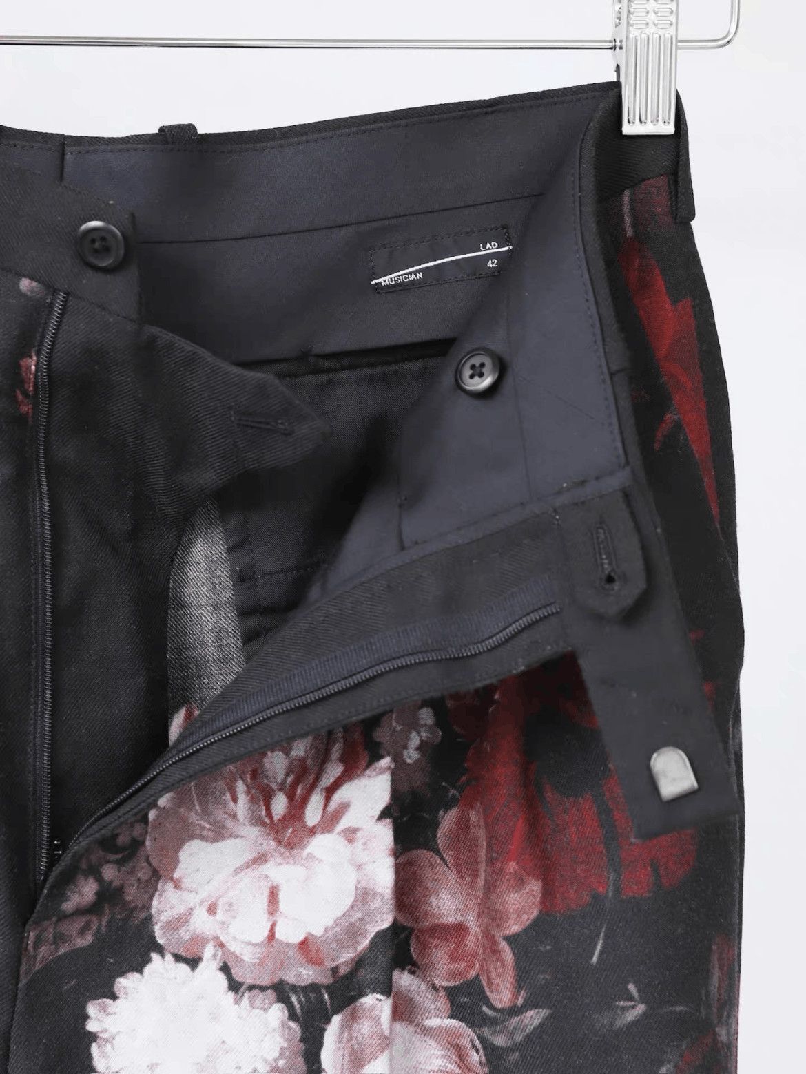 Lad Musician Sz 42 Lad Musician Flower Print Trousers-2507 Size US 30 / EU 46 - 4 Thumbnail