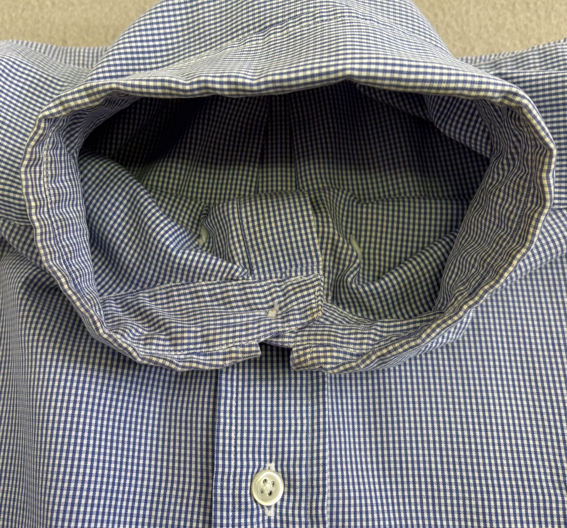 Polo Ralph Lauren Polo Ralph Lauren Blue White Checks shirt large Size US L / EU 52-54 / 3 - 10 Thumbnail