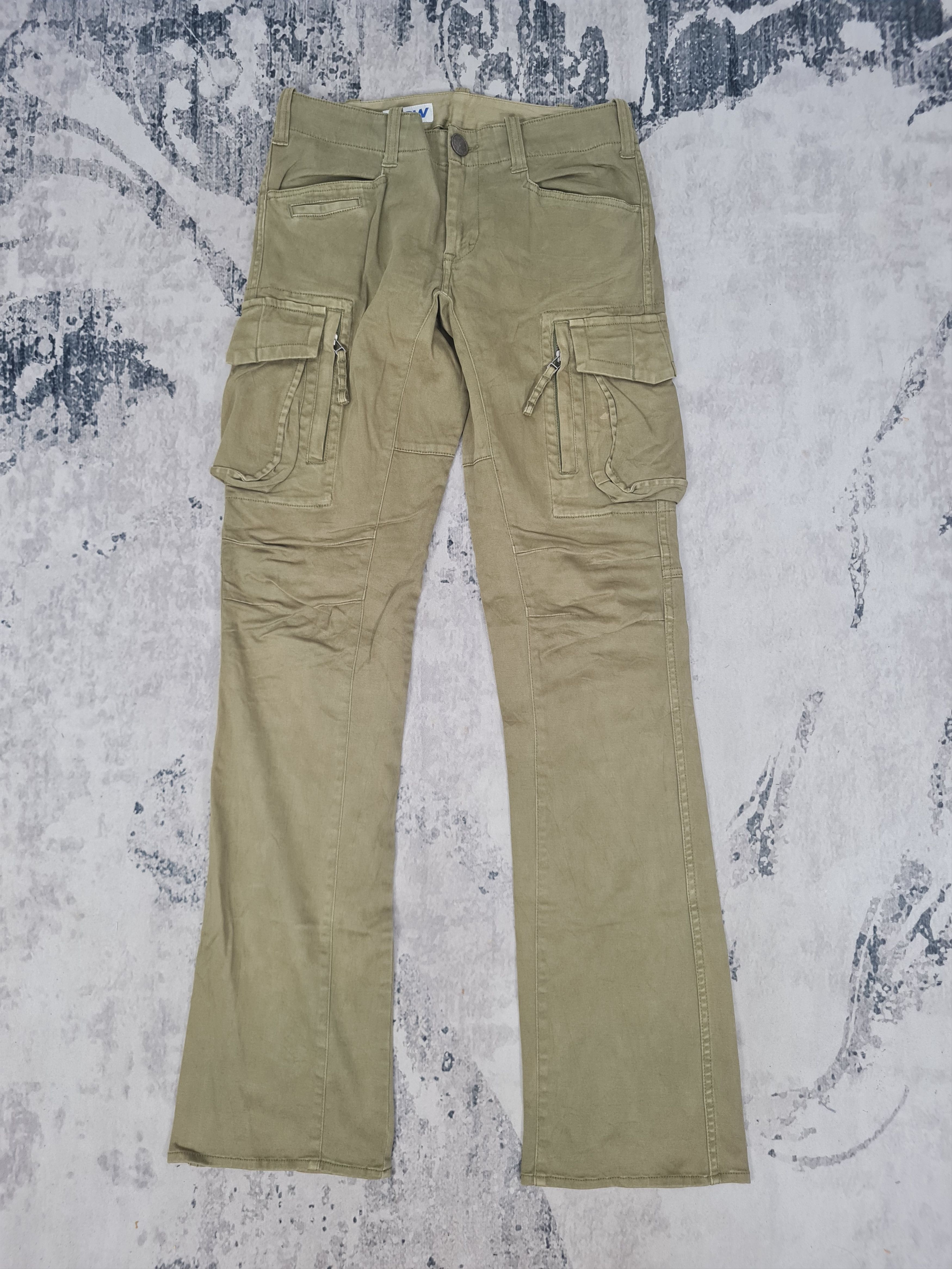 Japanese Brand CRUTCH CO.,LTD Crew Tactical Strech Flare Pants 31x34 JB0201 Size US 31 - 1 Thumbnail