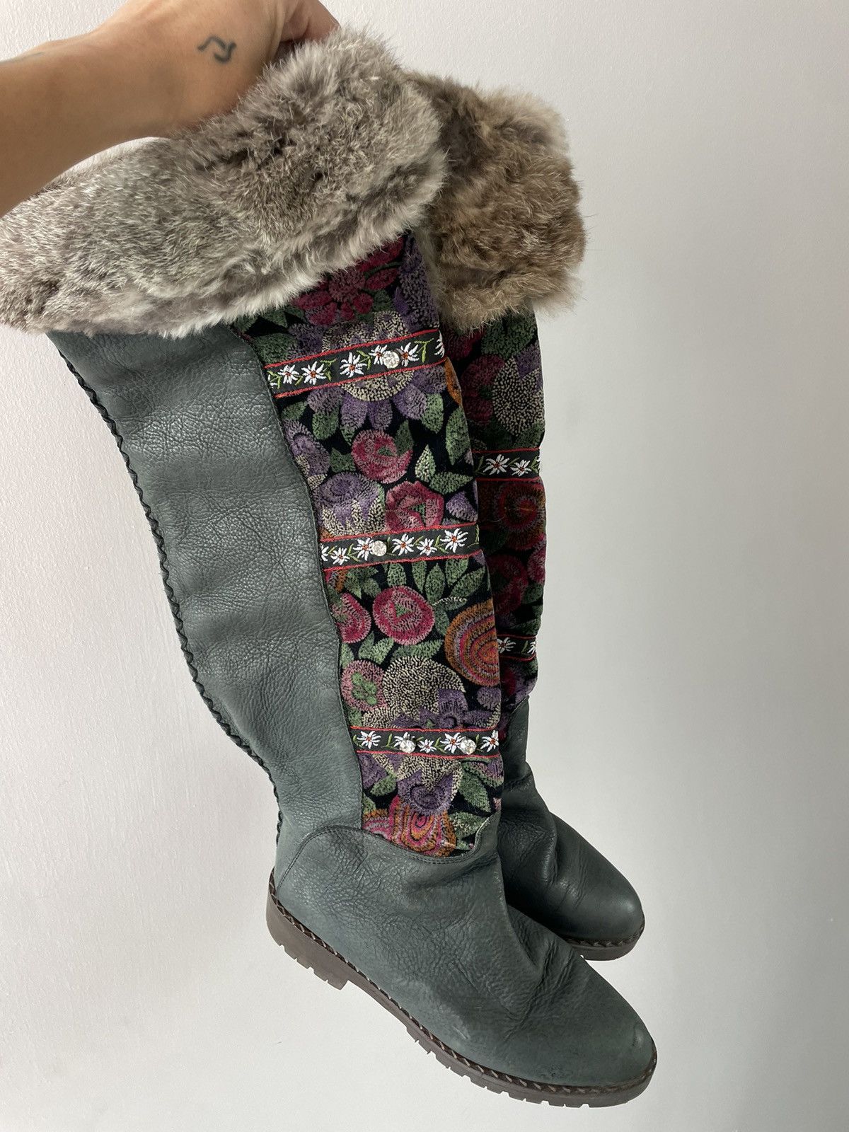 Vintage Vintage leather boots Size US 9 / IT 39 - 16 Thumbnail