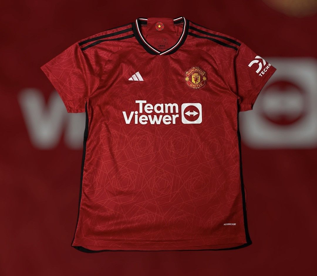 Adidas Adidas soccer jersey Manchester United 2023 Size US L / EU 52-54 / 3 - 1 Thumbnail