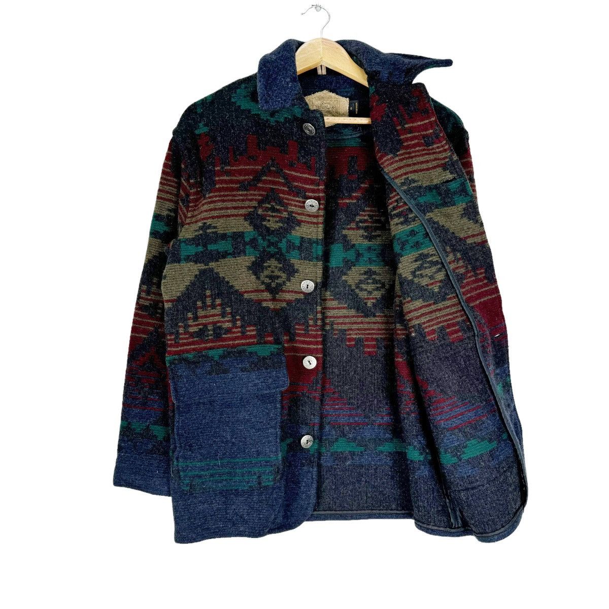 Vintage × Woolrich Woolen Mills ⚡️WOOLRICH USA NATIVE WOOL BUTTON JACKET Size US S / EU 44-46 / 1 - 9 Thumbnail