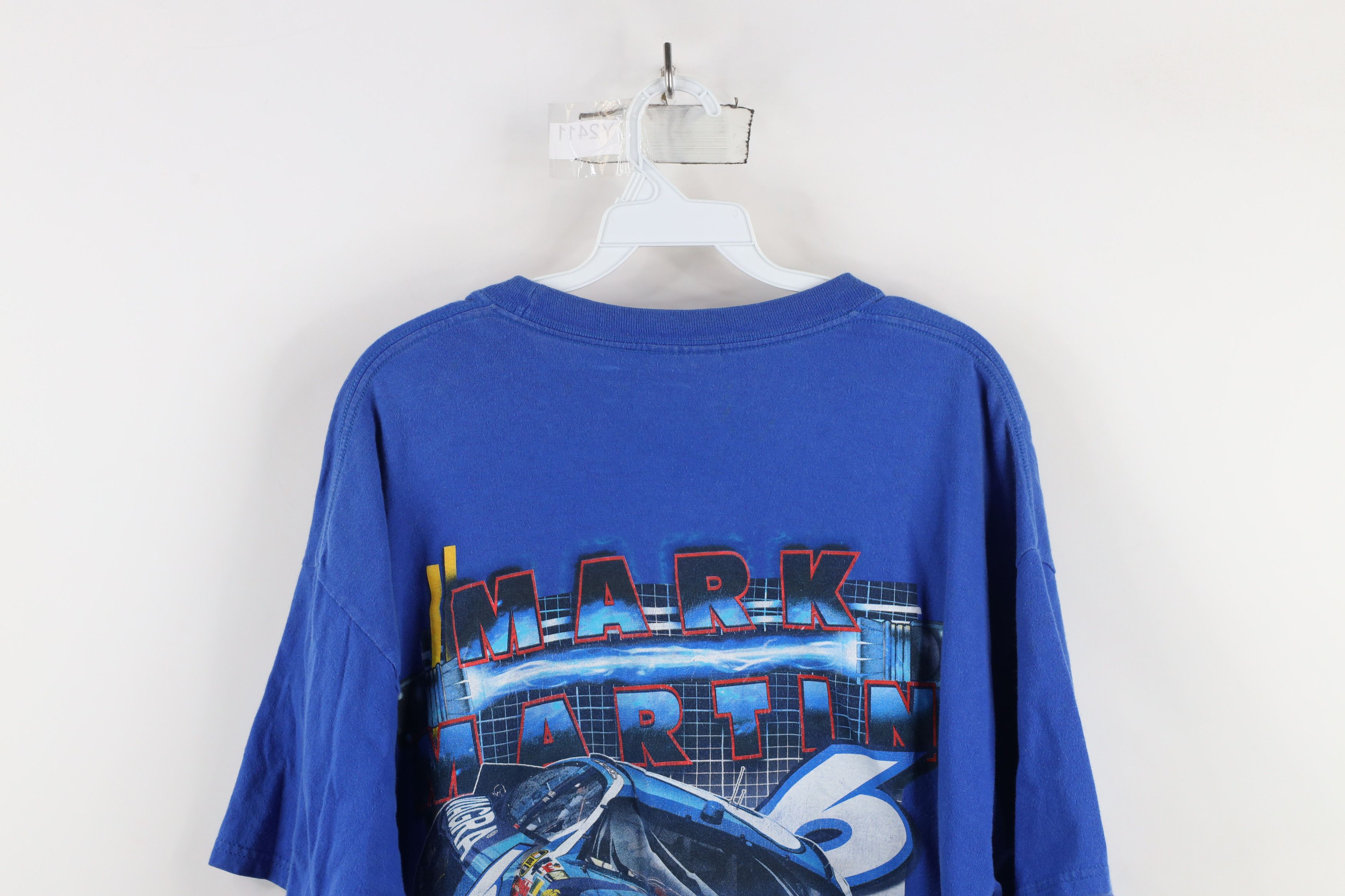 Vintage Vintage 90s Y2K NASCAR Martin Racing All Over Print T-Shirt Size US XL / EU 56 / 4 - 14 Thumbnail