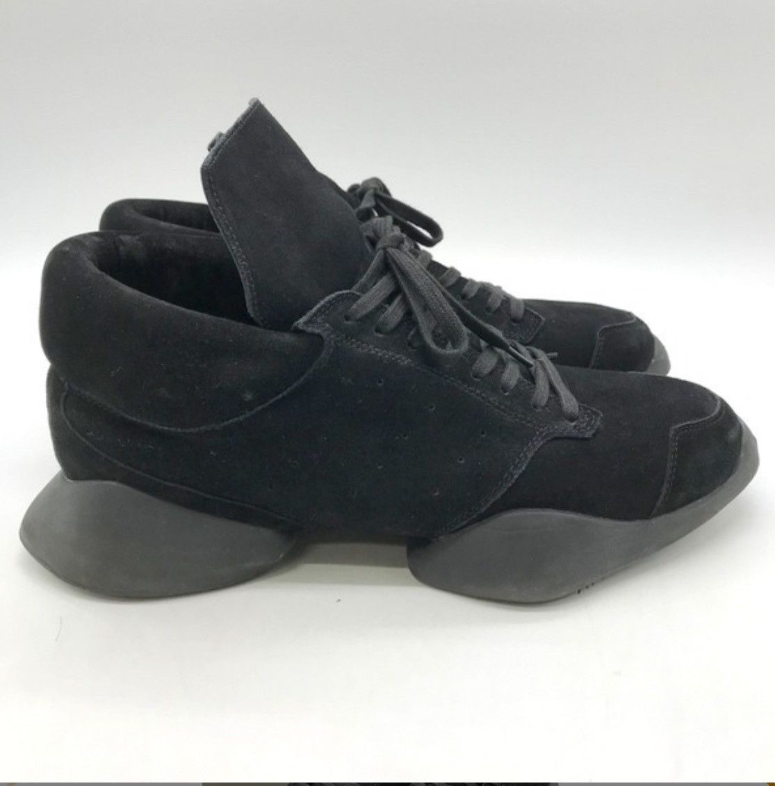 Adidas × Rick Owens Rick Owens Triple Black Runners Size US 10 / EU 43 - 5 Thumbnail