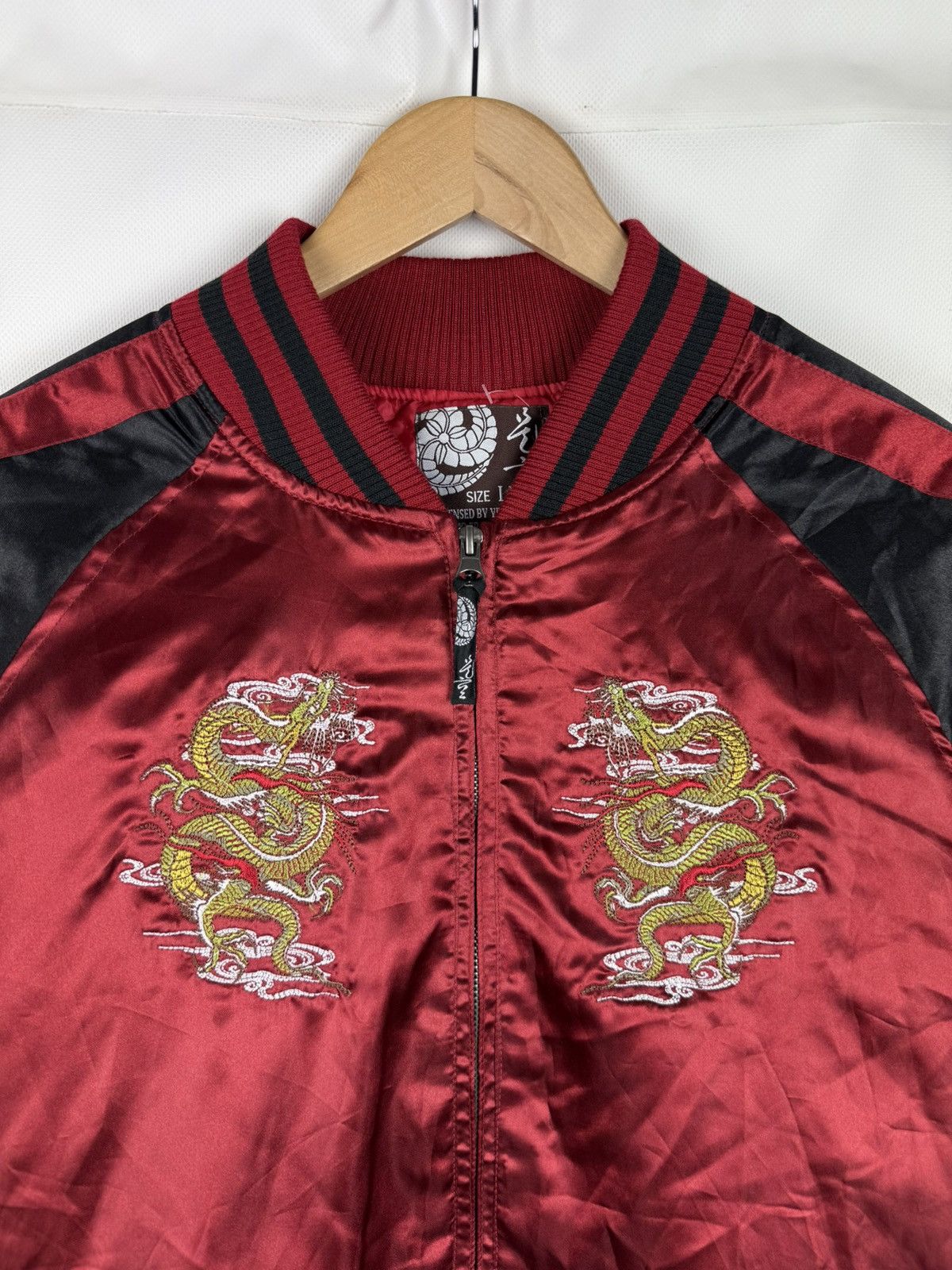 Japanese Brand YDU Co Men’s Japanese Embroidered Bomber Jacket Size L Size US L / EU 52-54 / 3 - 8 Thumbnail