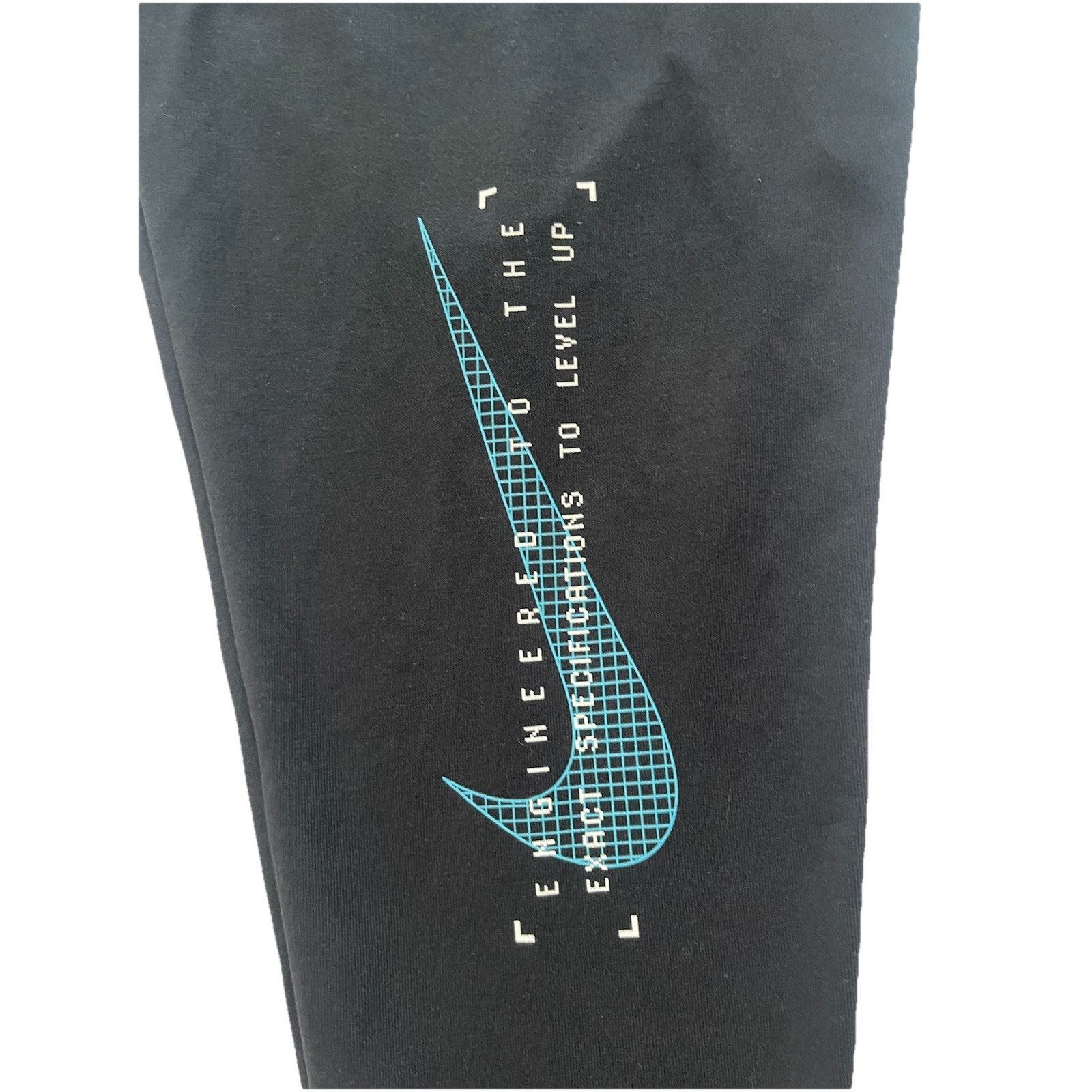 Nike NEW Nike Glow In Dark Grade School Sport Leggings DX5039-010 Size 22" - 2 Thumbnail