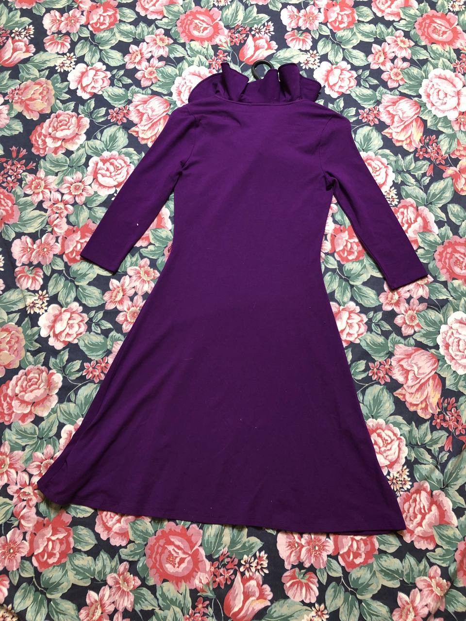 Ralph Lauren Vintage Ralph Lauren Purple Y2K Midi Dress Size XS Size XS / US 0-2 / IT 36-38 - 11 Thumbnail