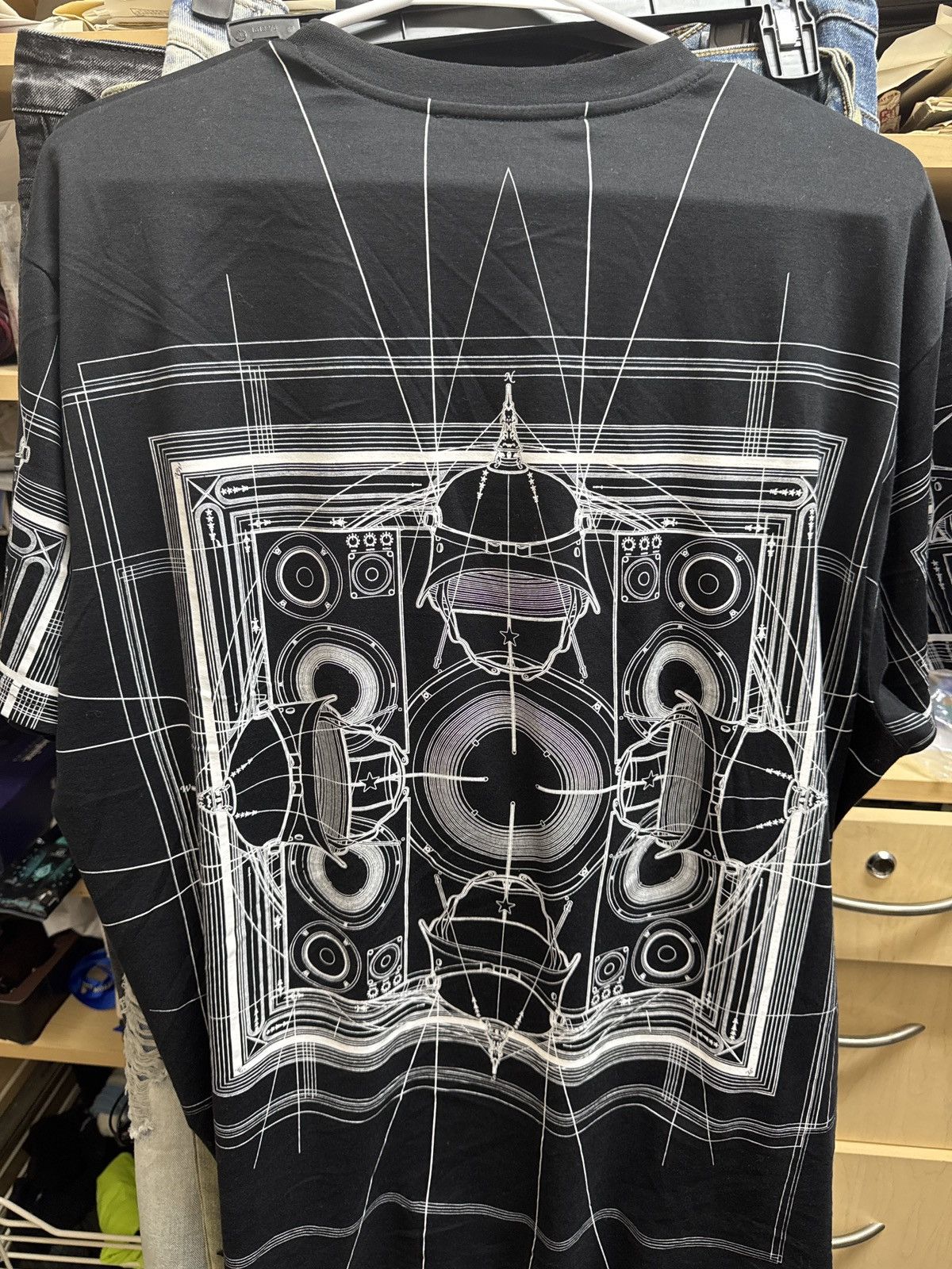 Givenchy Givenchy Black Cobra Map Print Oversized T-Shirt Size US M / EU 48-50 / 2 - 3 Thumbnail