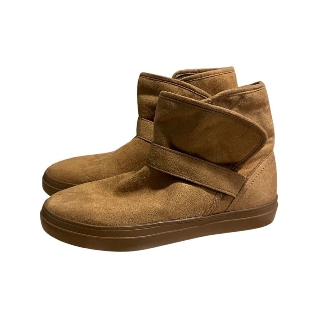 Crocs WOMEN’S CROCS Brown Faux Suede Booties. Size US 6 / IT 36 - 14 Thumbnail