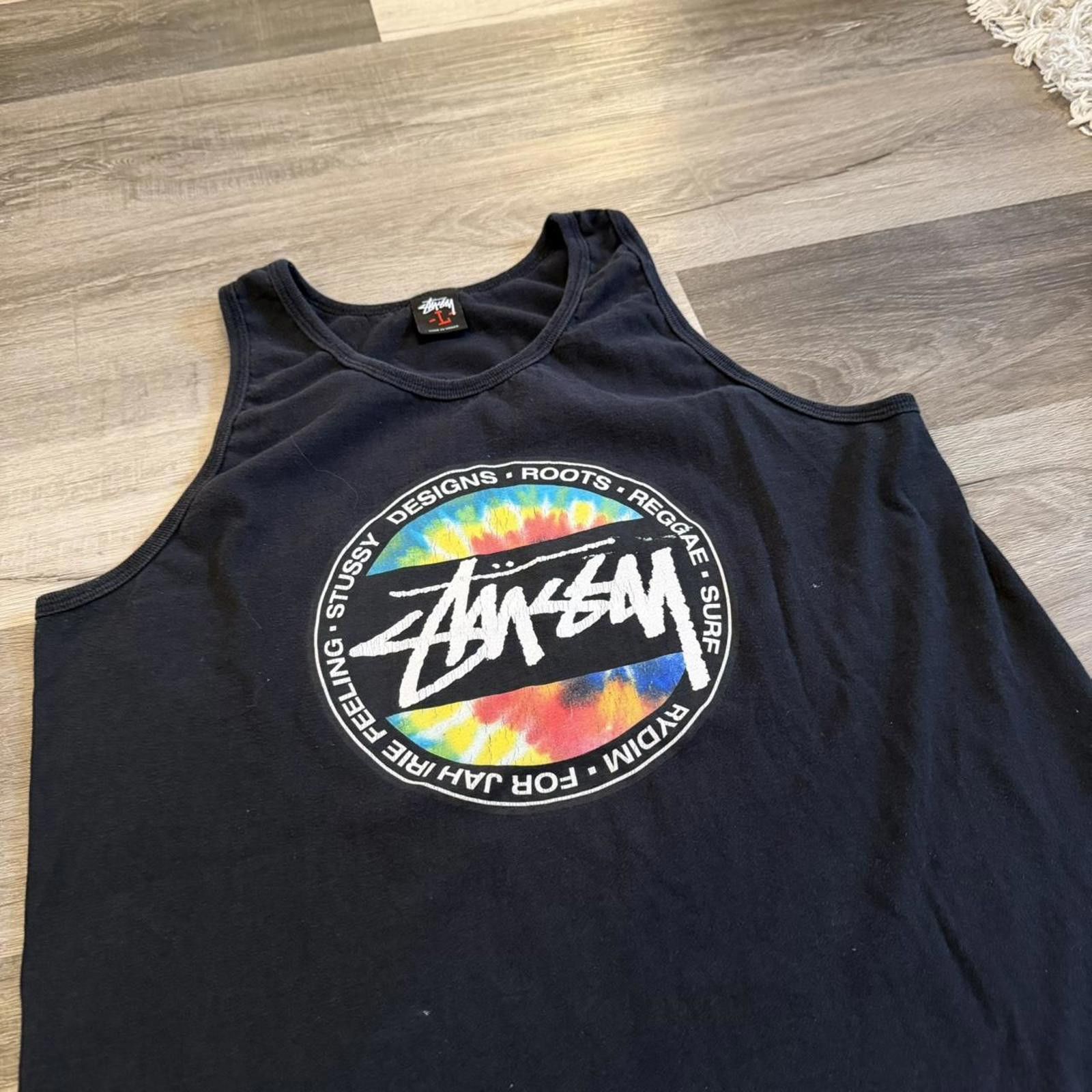 Stussy stussy roots reggae tank top shirt 00s L Size US L / EU 52-54 / 3 - 1 Thumbnail