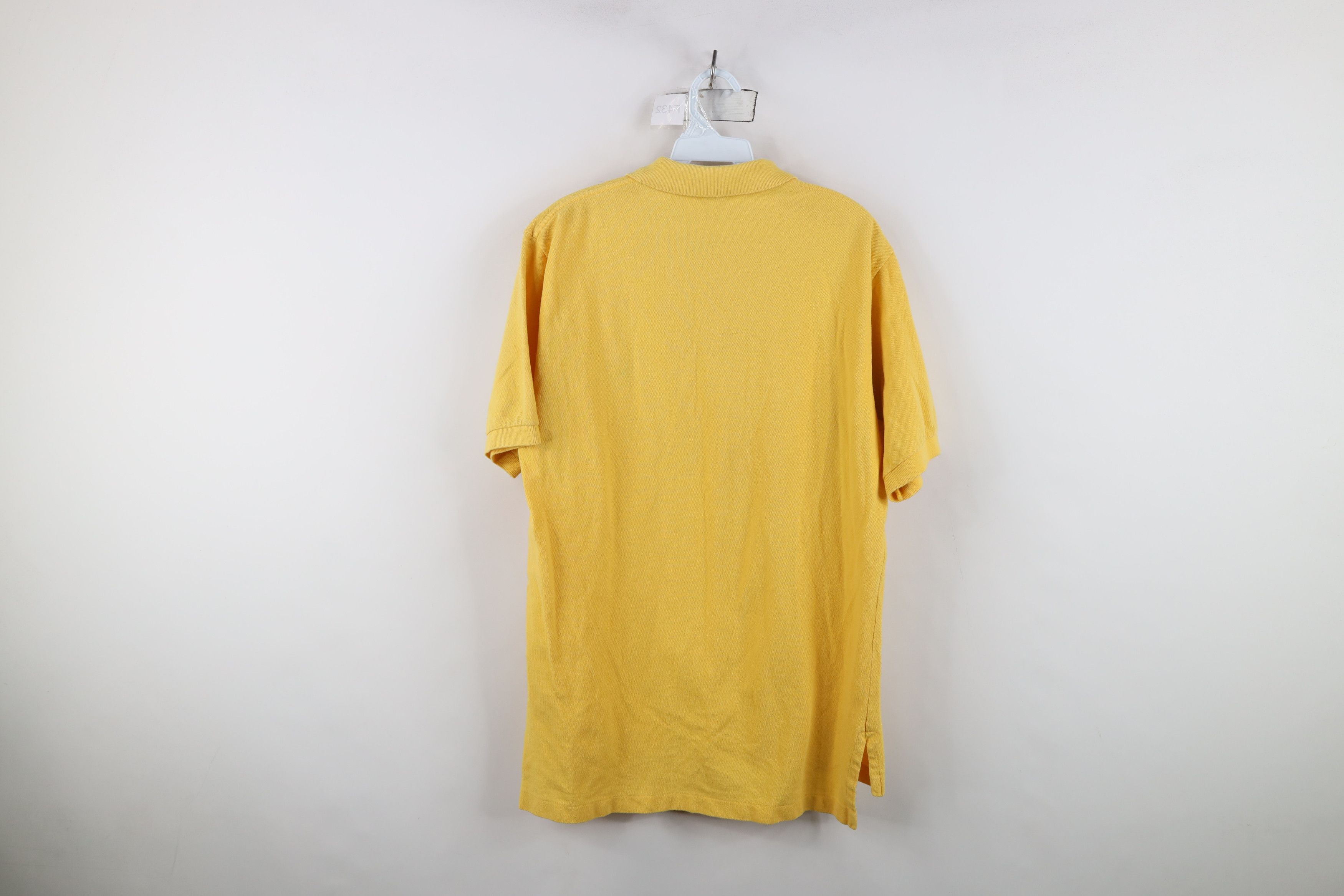 Ralph Lauren Vintage 90s Ralph Lauren Pique Cotton Golf Polo Shirt Yellow Size US M / EU 48-50 / 2 - 12 Thumbnail