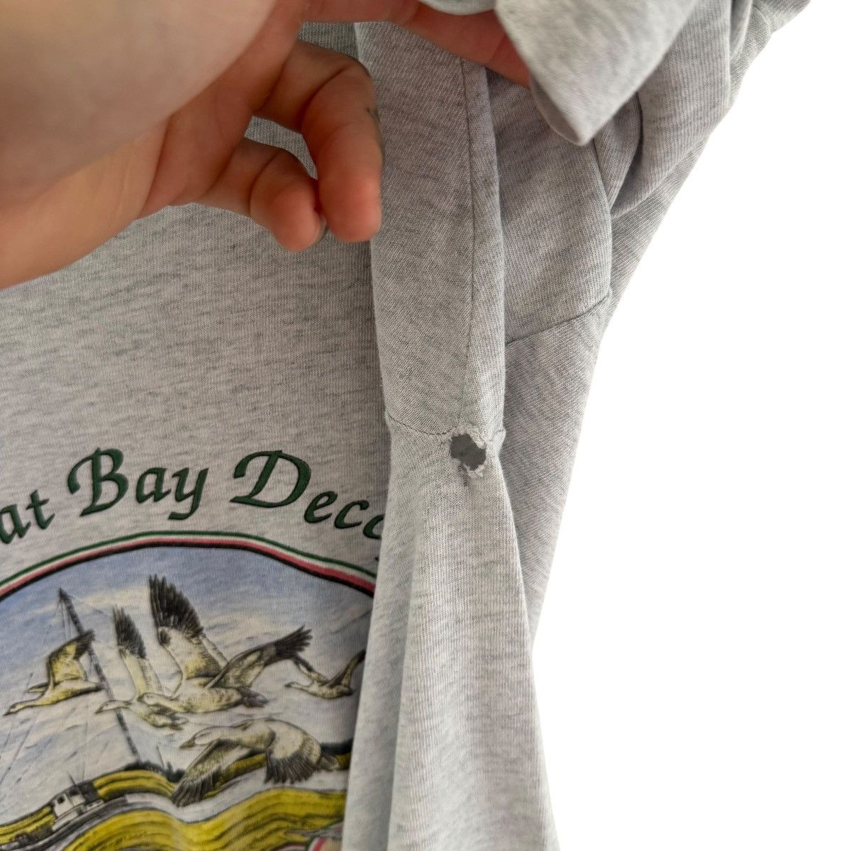 Vintage vintage Barnegat Bay Decoy duck geese graphic t shirt Size US XL / EU 56 / 4 - 5 Thumbnail