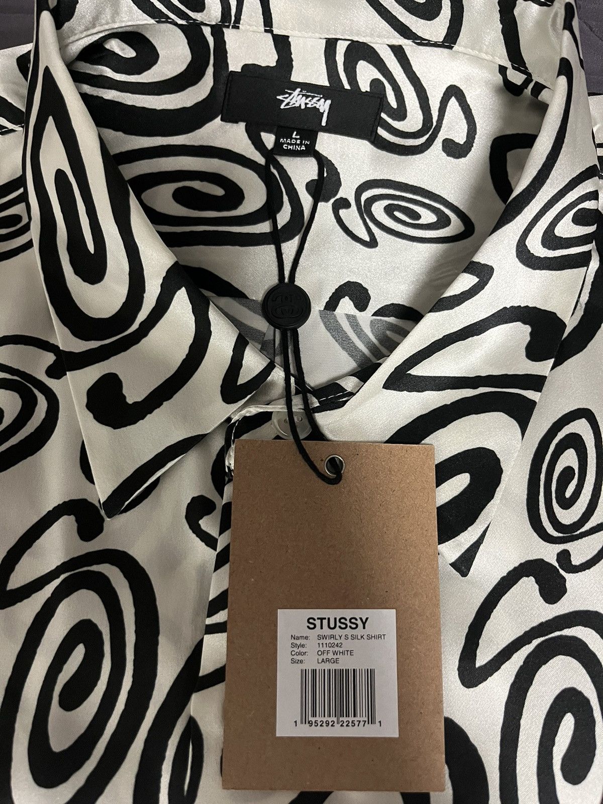 Stussy Swirly s silk shirt | Grailed