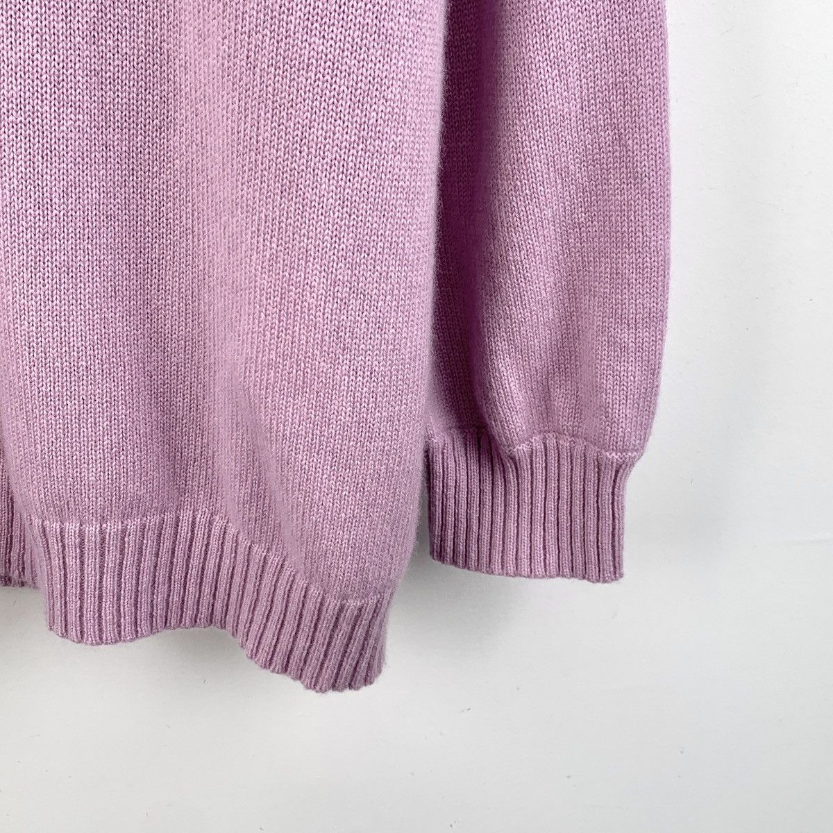 Max Mara Maxmara Taro Purple Wool Long Sleeve Knit Sweater K26WX Size L / US 10 / IT 46 - 5 Thumbnail