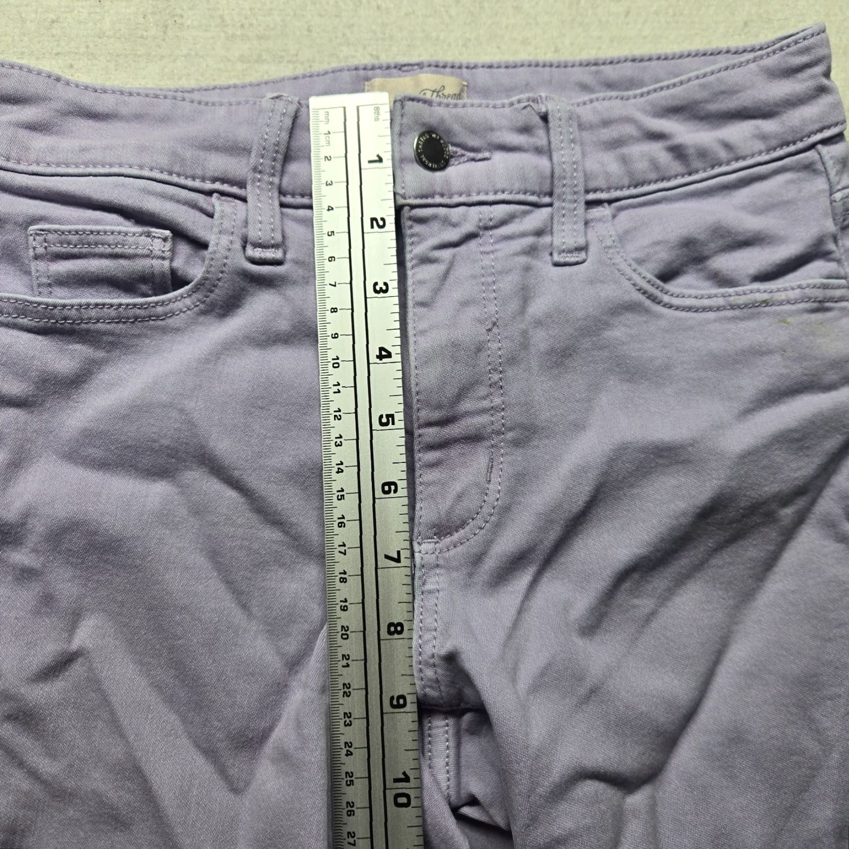 Vintage Universal Thread Jeans Skinny High Rise Purple Pants Denim Stretch Women's 2/26R Size 26" / US 2 / IT 38 - 5 Thumbnail