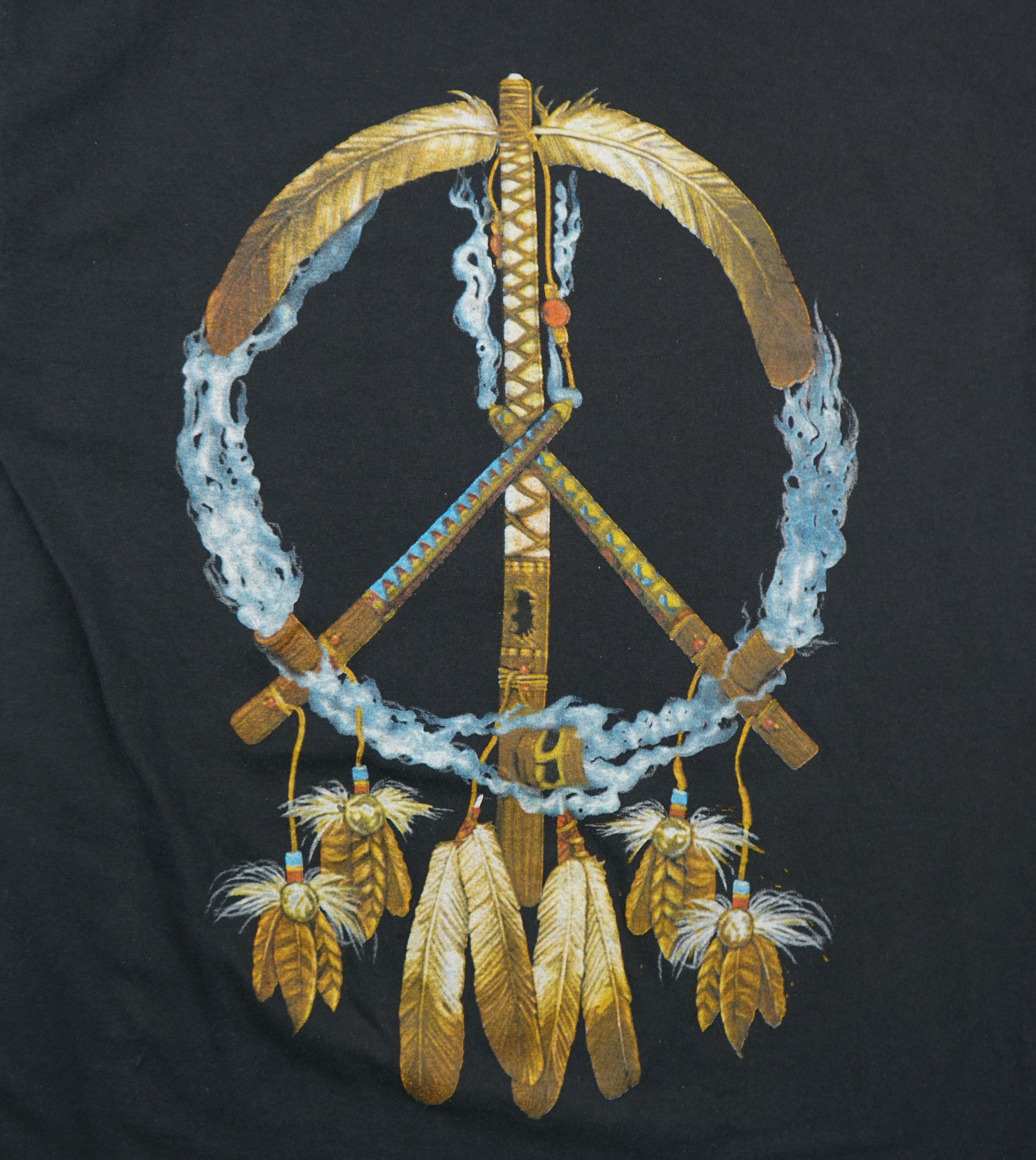 Vintage Vintage 1990s Native American T-Shirt Size US L / EU 52-54 / 3 - 5 Thumbnail