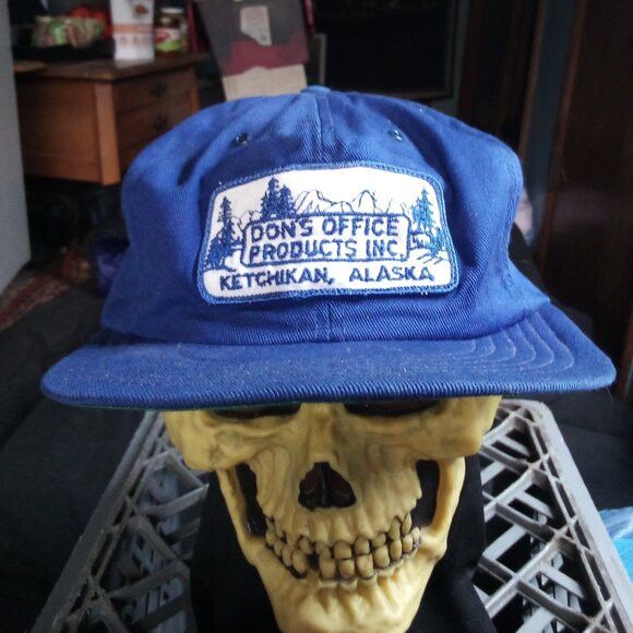 Other Vintage Don's Office Products Alaska Patch Snap Trucker Hat Size ONE SIZE - 1 Thumbnail