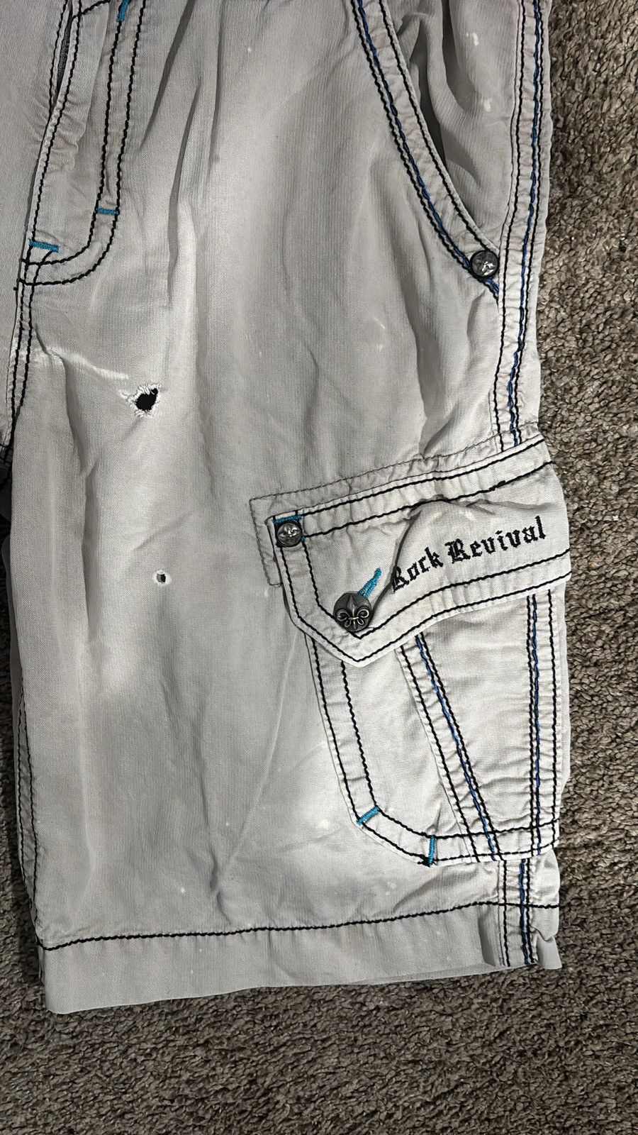 Vintage rock revival jorts Size US 36 / EU 52 - 3 Thumbnail