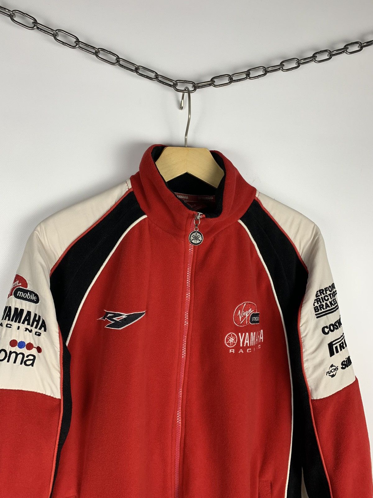 Yamaha Vintage Y2K Yamaha Formula 1 Fleece Racing Jacket Size XS Size US XS / EU 42 / 0 - 2 Thumbnail