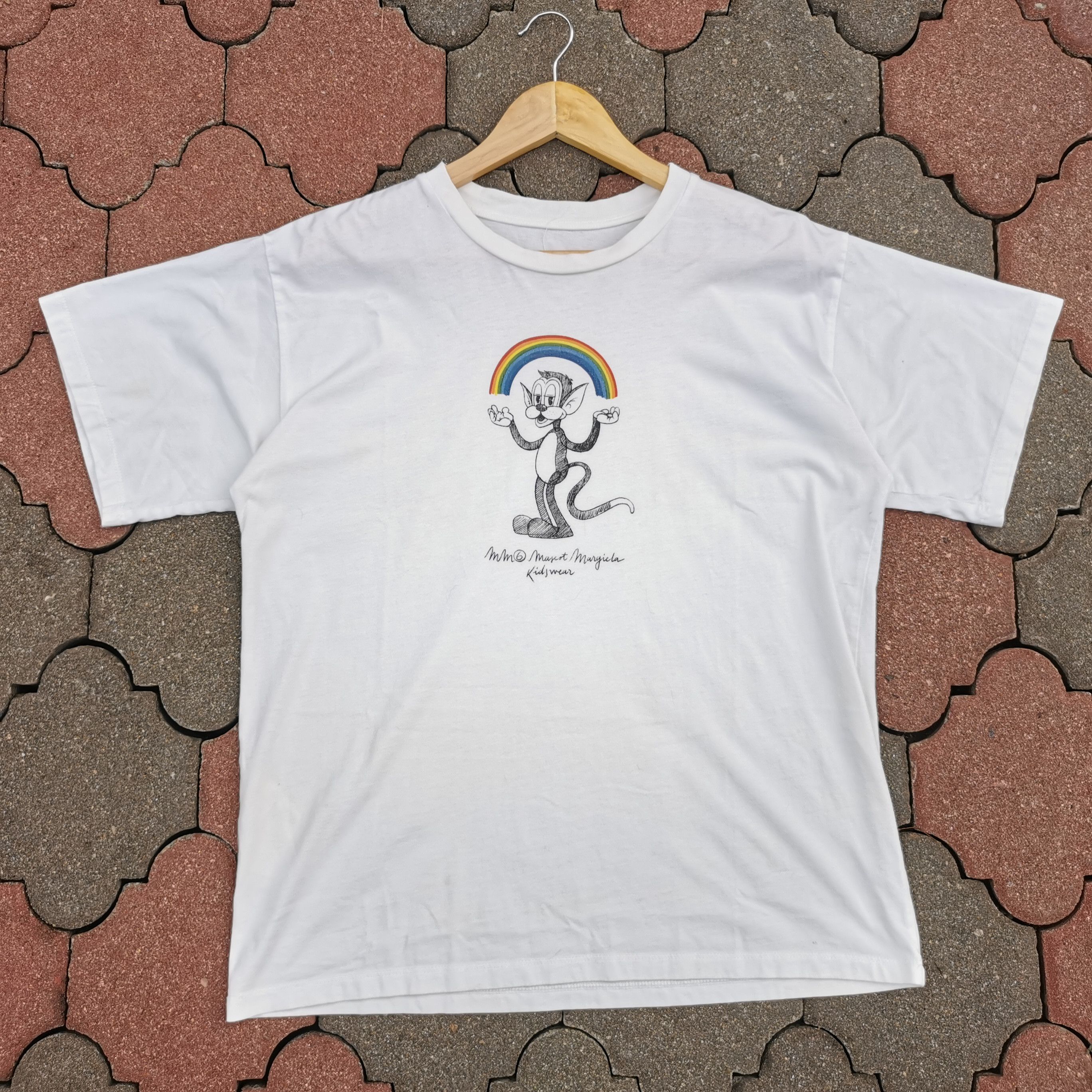 Vintage Maison Margiela MM6 Maison Margiela Kidswear T-shirt Size US L / EU 52-54 / 3 - 1 Thumbnail