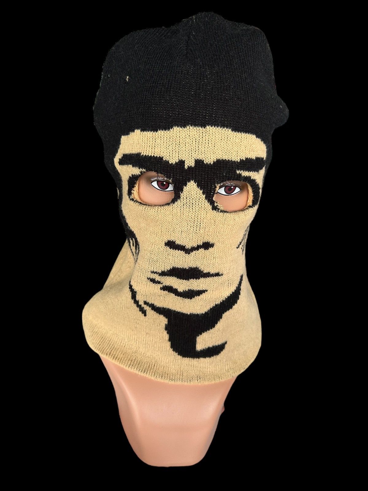 Japanese Brand × Kapital × Vintage Vintage Bruce Lee Balaclava Masked dsitressed Size ONE SIZE - 3 Thumbnail