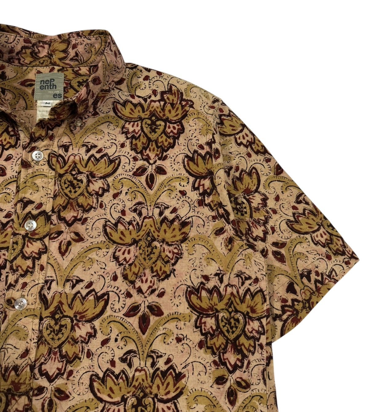 Engineered Garments × Needles × Nepenthes Vtg🔥Nepenthes New York 3/4 Button Pullover Shirt Size US M / EU 48-50 / 2 - 8 Thumbnail