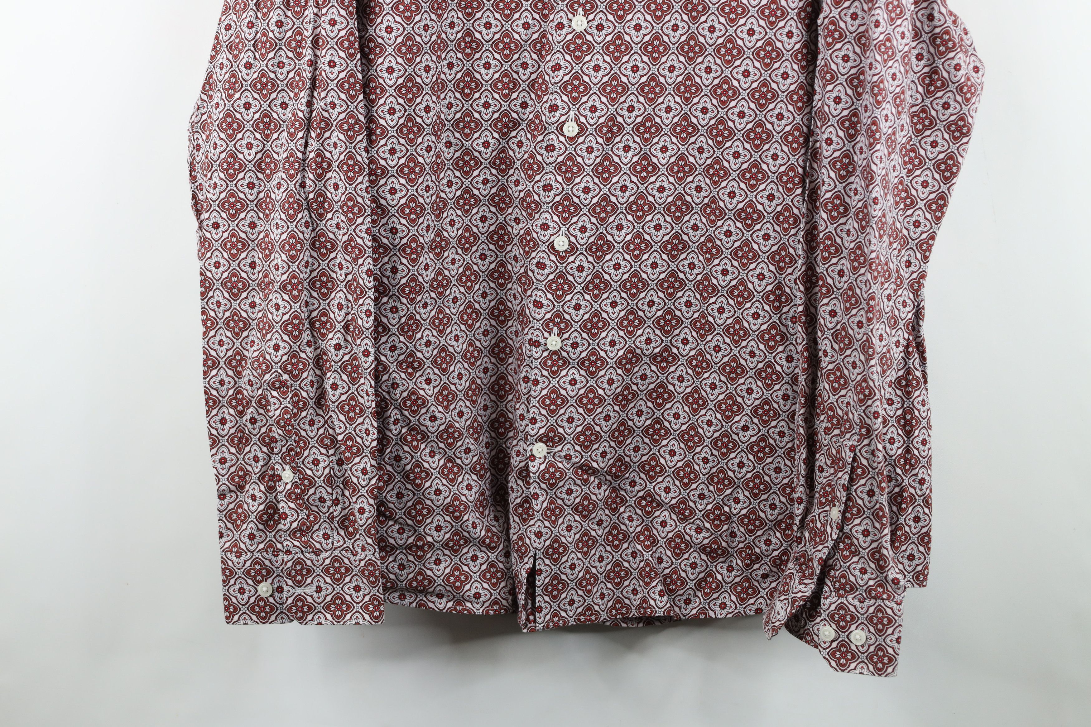 Express Express Geometric Tapestry Collared Button Shirt Cotton Size US XXL / EU 58 / 5 - 3 Thumbnail