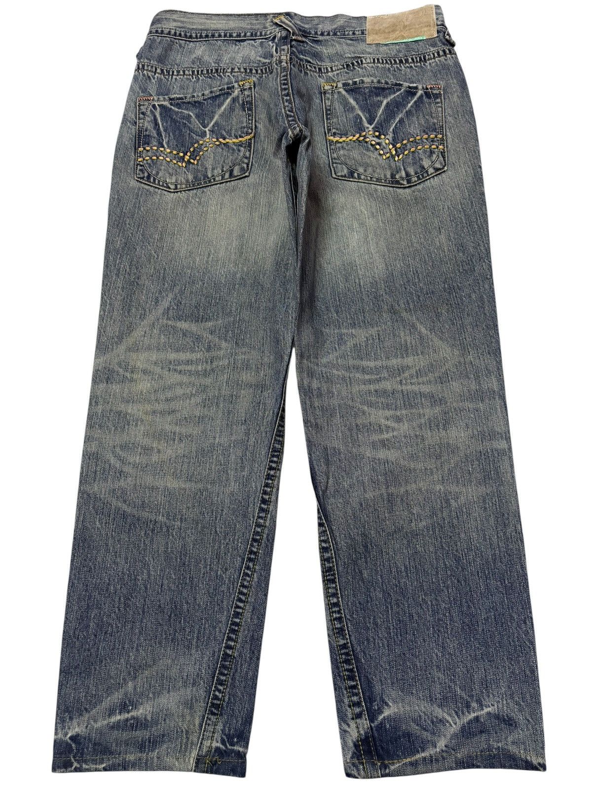 Japanese Brand Vtg Brappers Japan Cropped Distressed Jeans Size 30" / US 8 / IT 44 - 2 Thumbnail