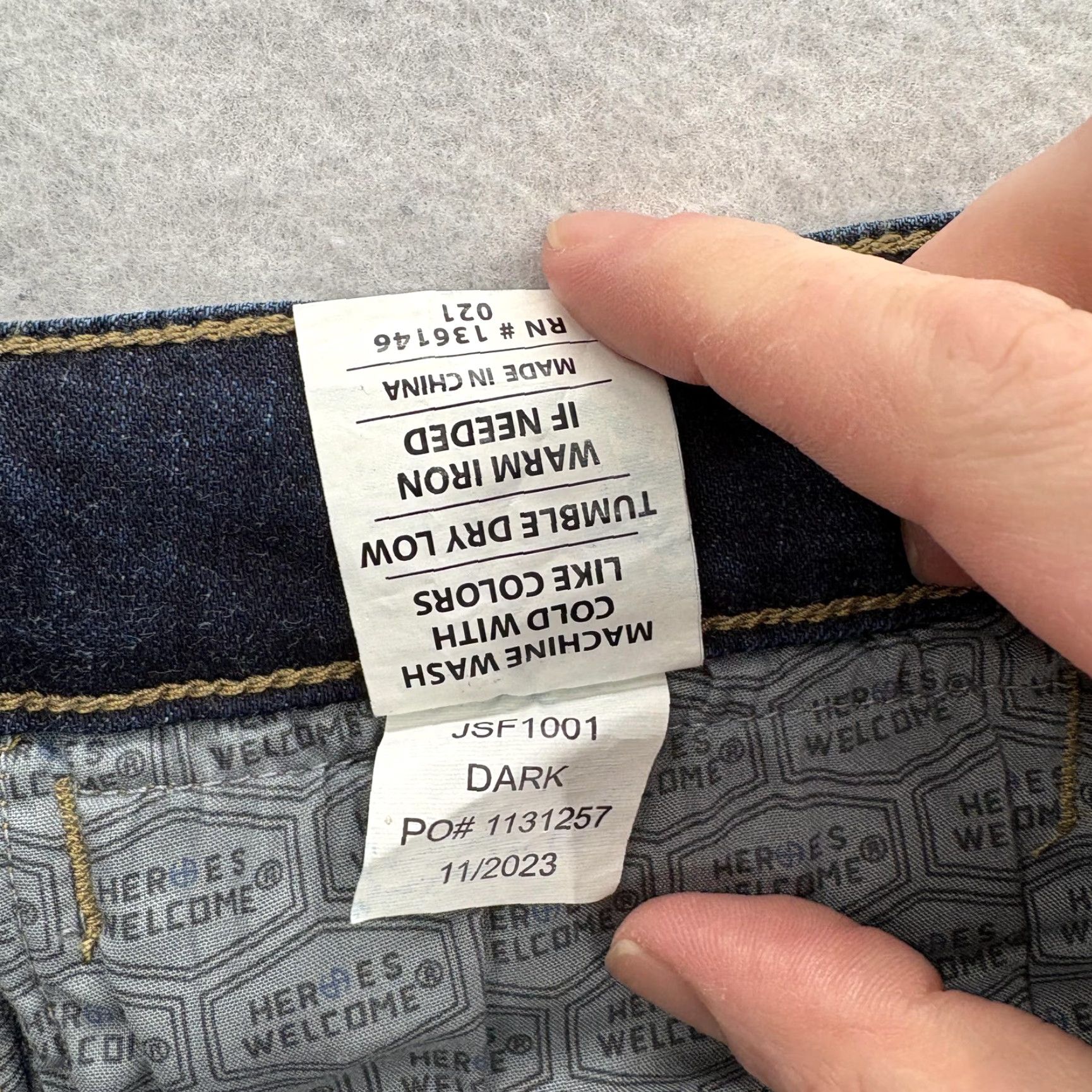 Denime LAPG Terrain Flex Jeans Mens 38x32 Blue Dark Wash Slim Straight Stretch Denim Jeans Size US 38 / EU 54 - 6 Thumbnail