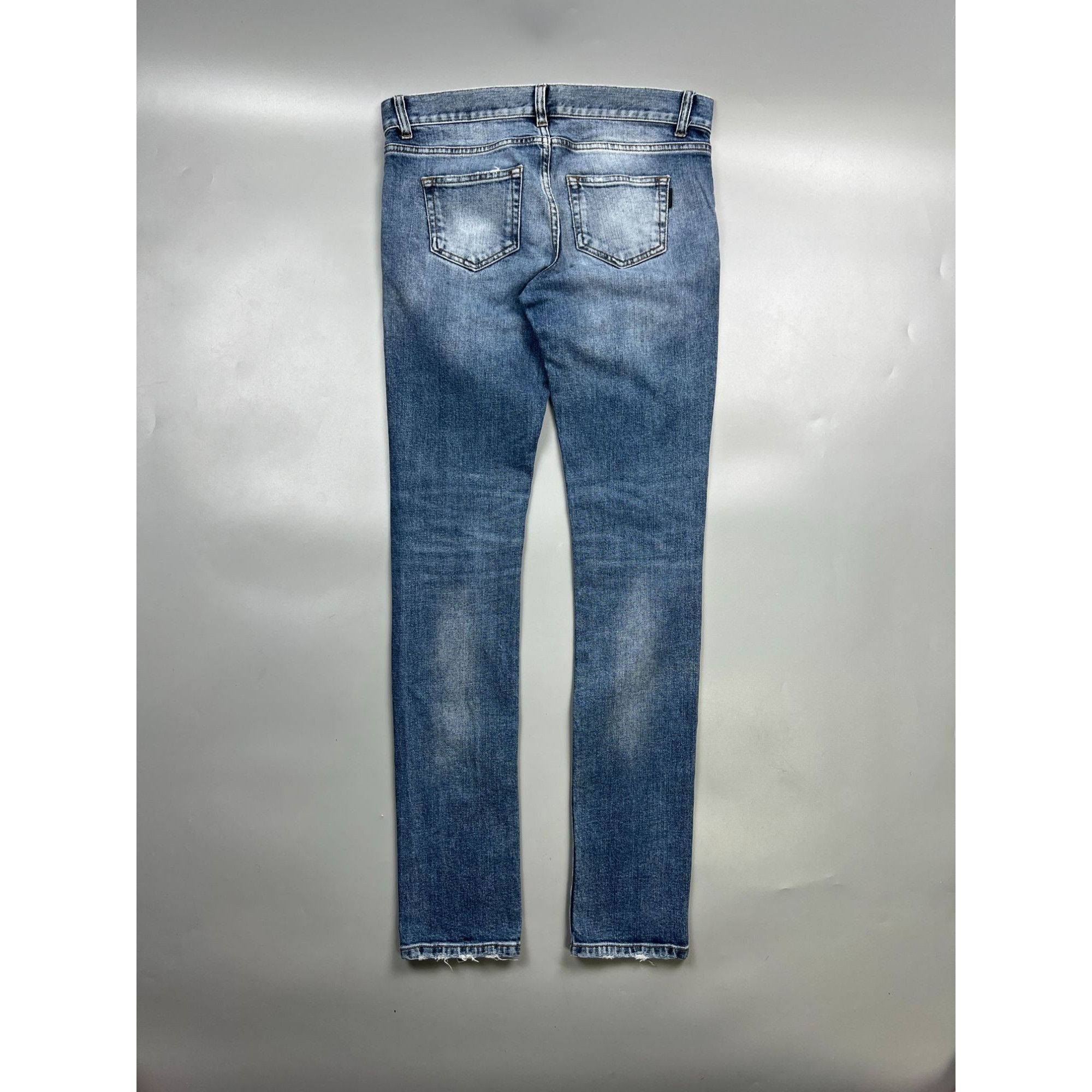 Hedi Slimane × Saint Laurent Paris Saint Laurent D26 By Hedi Slimane Denim Jeans Pants (Y0798) Size 27" / US 4 / IT 40 - 13 Thumbnail