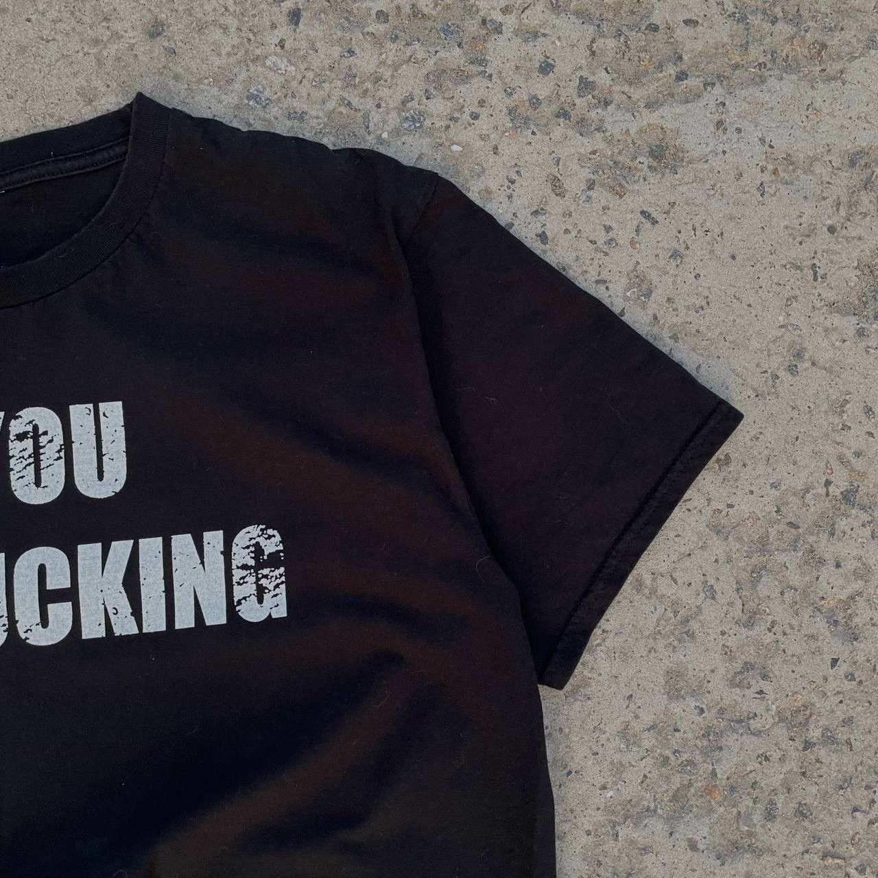 20471120 Vintage Fuck You Fucking Fuck T-shirts Band Joke Humor Y2K Size US L / EU 52-54 / 3 - 5 Thumbnail