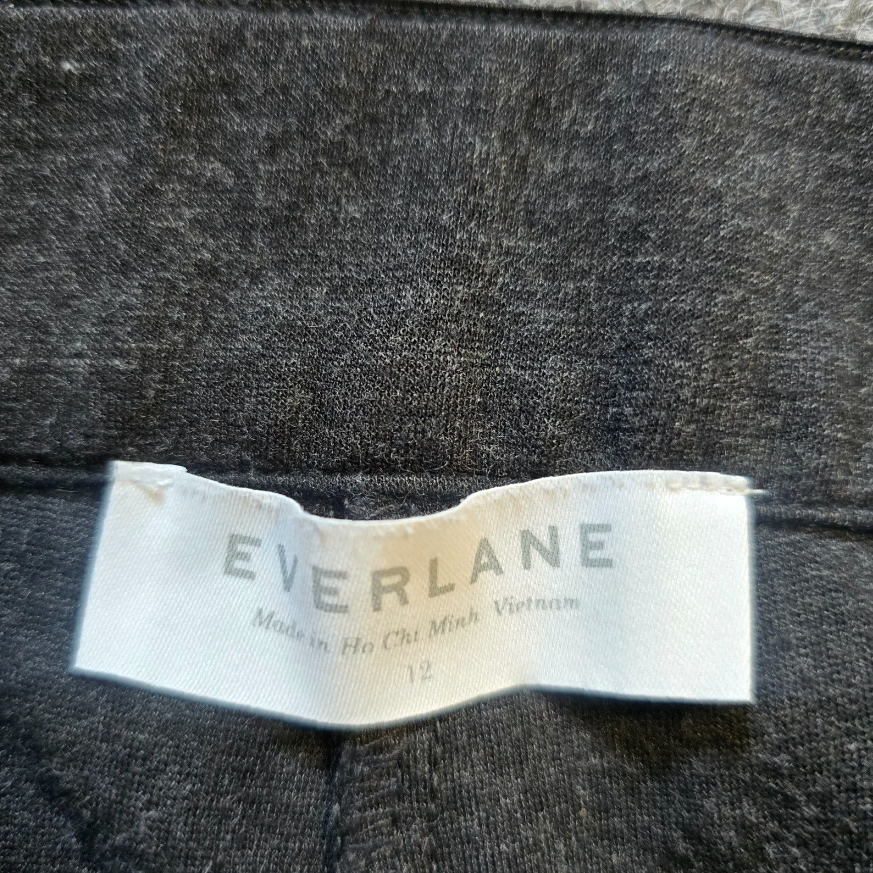 Everlane Everlane Pants Womens Size 12 Gray Fitted Stretch Skinny Side Zip Capsule Casual Size 34" / US 12 / IT 48 - 4 Thumbnail