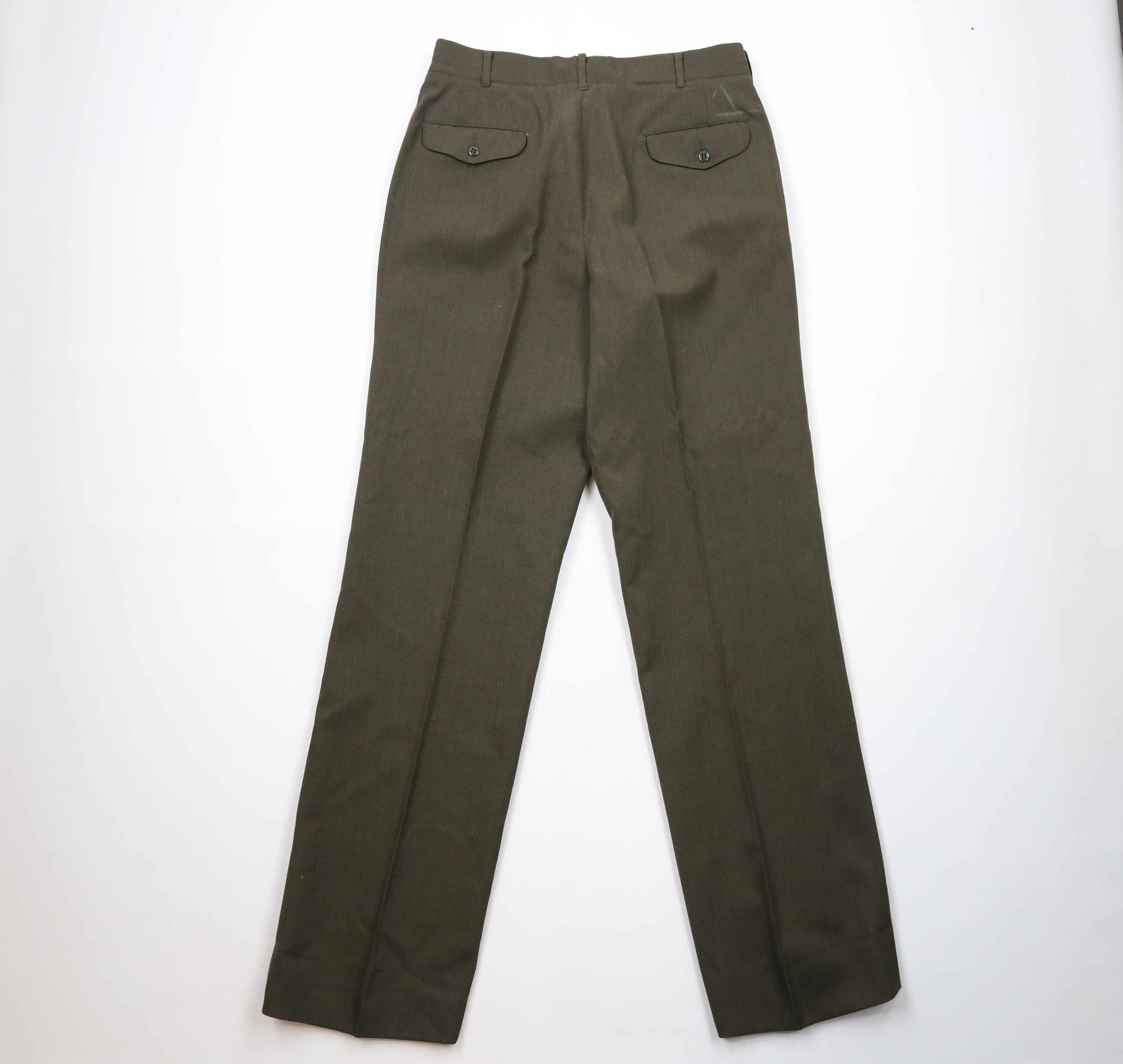 Vintage Vintage 90s Military Wide Leg Marine Corp Trousers Pants USA Size US 32 / EU 48 - 8 Thumbnail