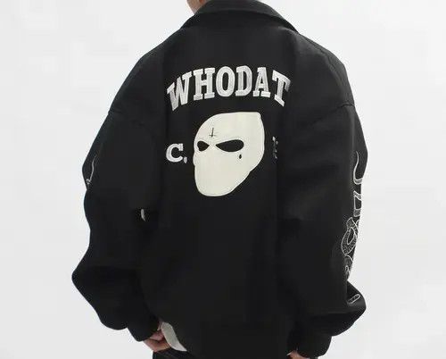 Other Knock Knock Black Varsity Jacket Size US M / EU 48-50 / 2 - 2 Thumbnail