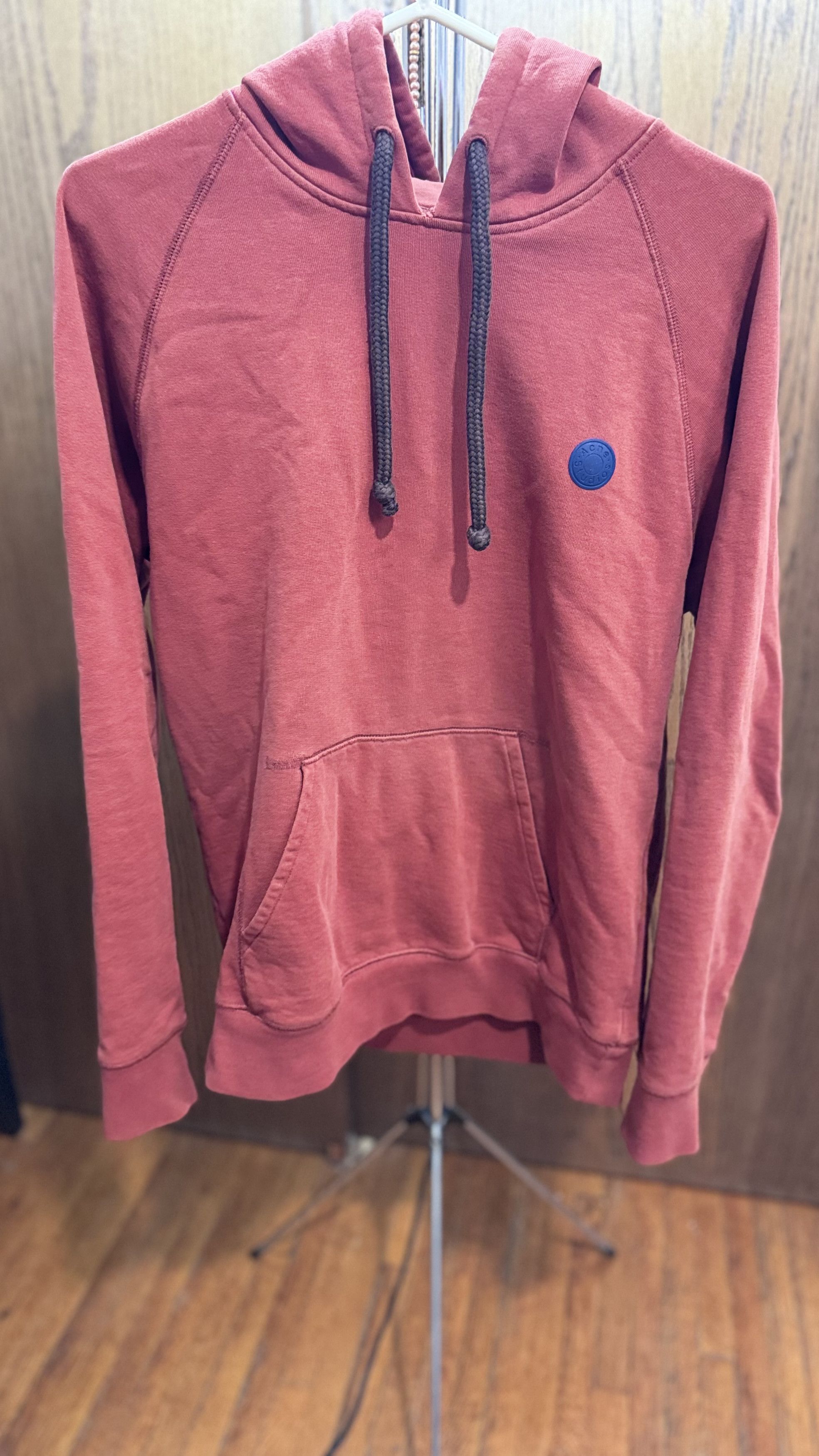 Acne Studios Acne Studios Red Blå Konst Fleece Hoodie Men Small Size US S / EU 44-46 / 1 - 1 Thumbnail