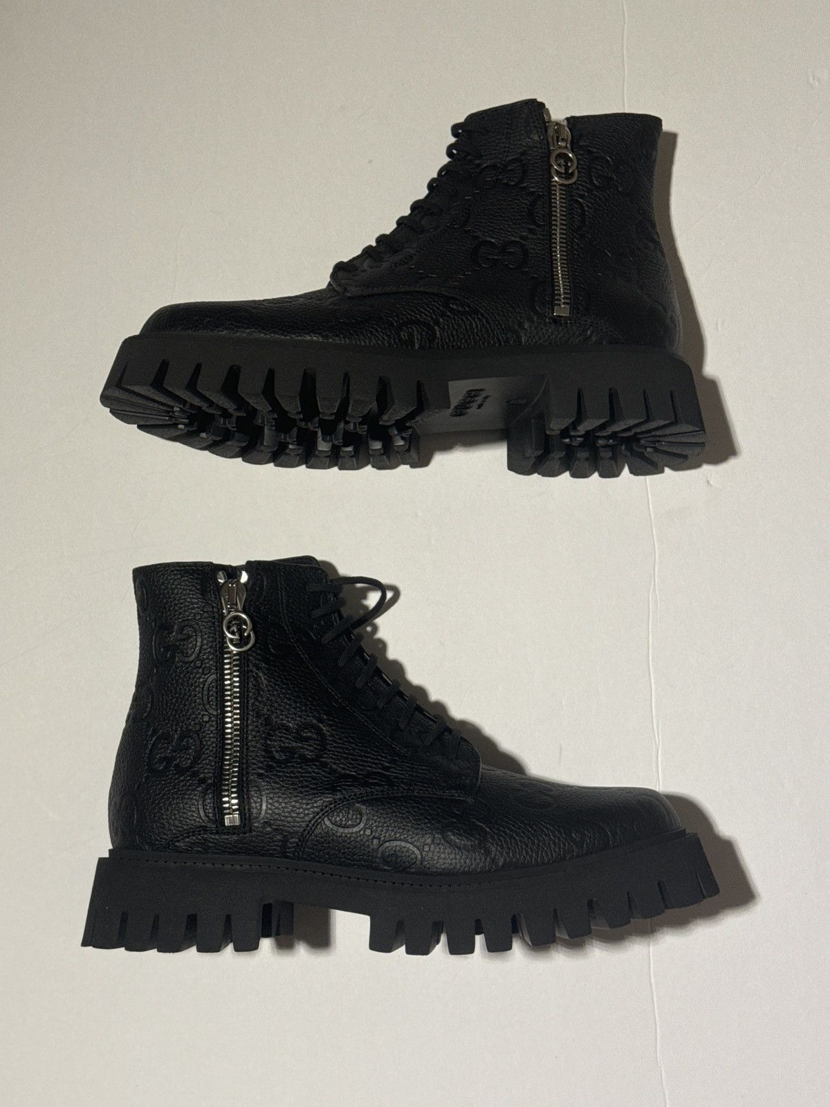 Gucci Gucci GG Leather Boots Size US 10.5 / EU 43-44 - 3 Thumbnail