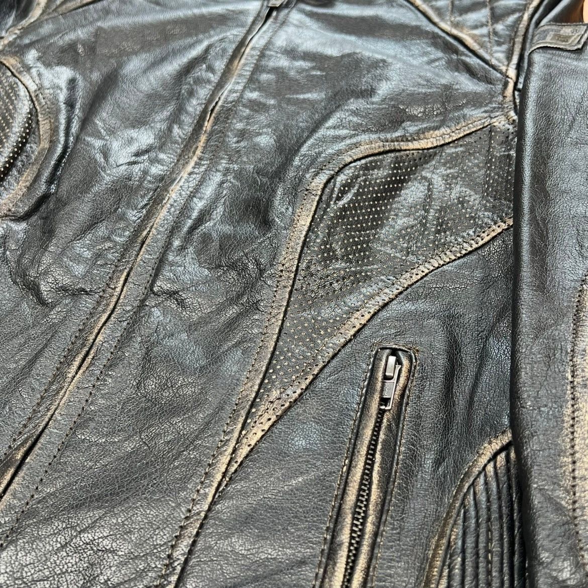 Vintage Bilt Wmns Leather Jacket Size L / US 10 / IT 46 - 4 Thumbnail
