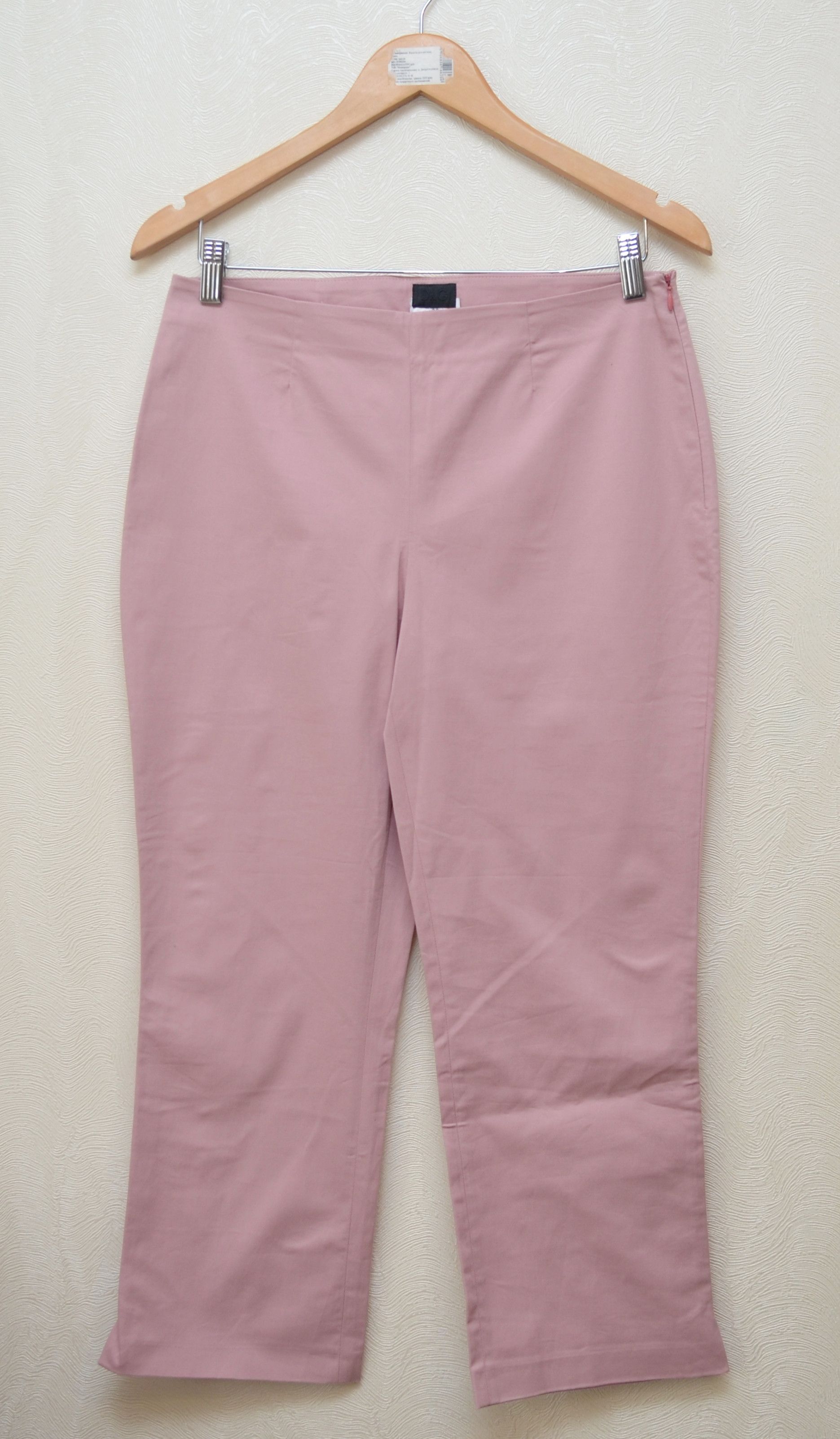 Dolce & Gabbana × Vintage Vintage Dolce & Gabbana Cropped Pants Trousers Capri Pink Size 28" / US 6 / IT 42 - 1 Thumbnail