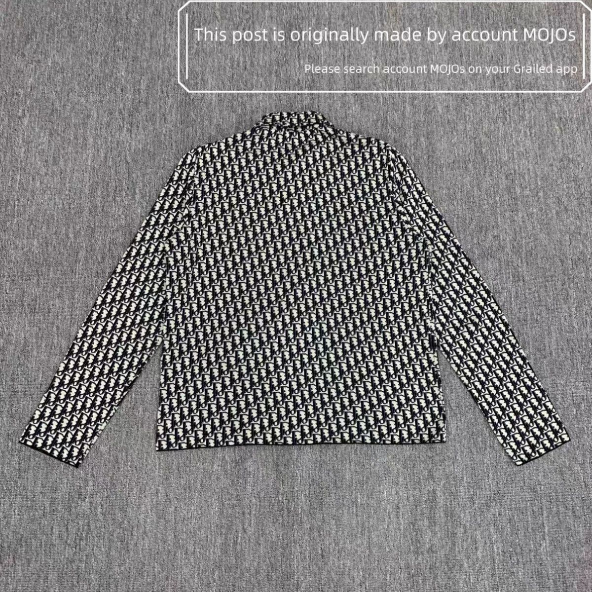 Dior Sz L Dior Monogram Logo Shirt Jacket mojos105752626 Size US L / EU 52-54 / 3 - 2 Thumbnail