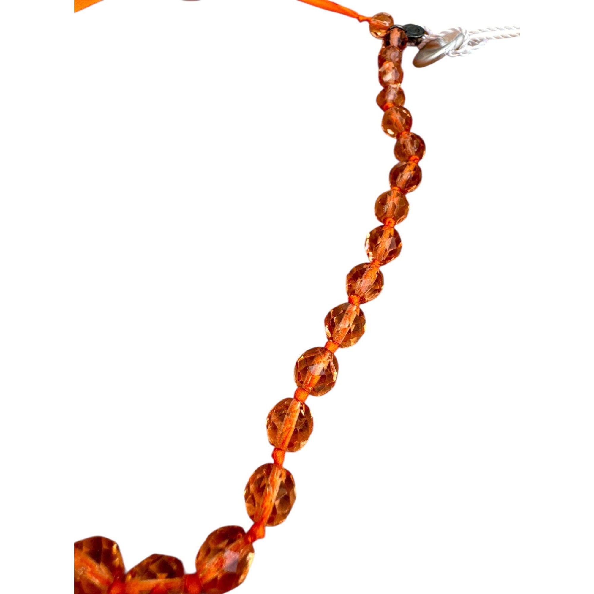 Maison Margiela FW 2000 Orange Pearl Necklace Size ONE SIZE - 5 Thumbnail