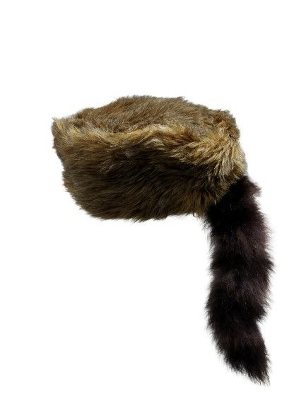 Vintage Vintage Davy Crockett Fur Hat Size ONE SIZE - 1 Thumbnail