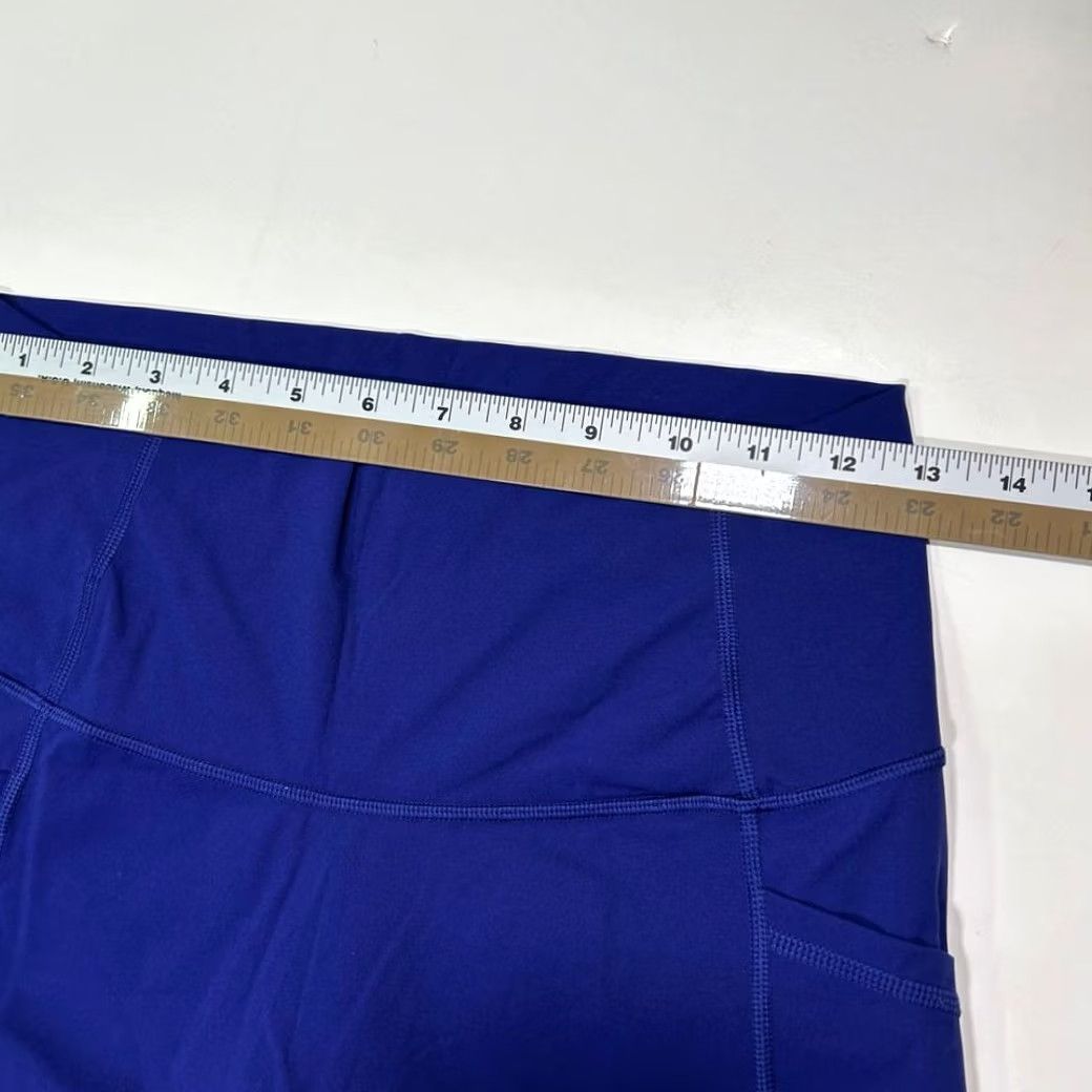 Everlane Everlane Royal Blue High-Waisted Athletic Leggings Yoga Pants Womens Med Size 32" / US 10 / IT 46 - 8 Thumbnail
