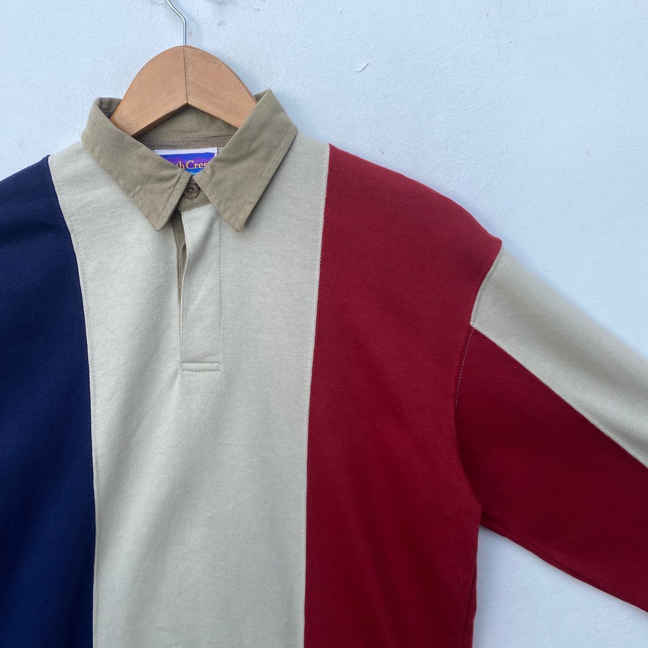 Vintage VINTAGE POLO SHIRT NORTH CREST MEDIUM PULLOVER STRIPED Size US M / EU 48-50 / 2 - 3 Thumbnail