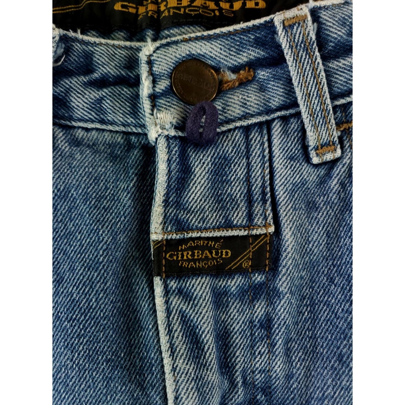 Vintage VINTAGE Girbaud Jeans Tapered 90s Marithe Francois Blue Womens 8 26x29.5 Size 30" / US 8 / IT 44 - 3 Thumbnail
