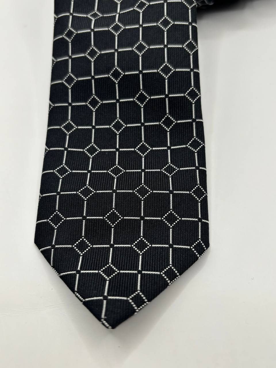 Hugo Boss Hugo Boss Silk Geometric Tie - Made in Italy Size ONE SIZE - 9 Thumbnail