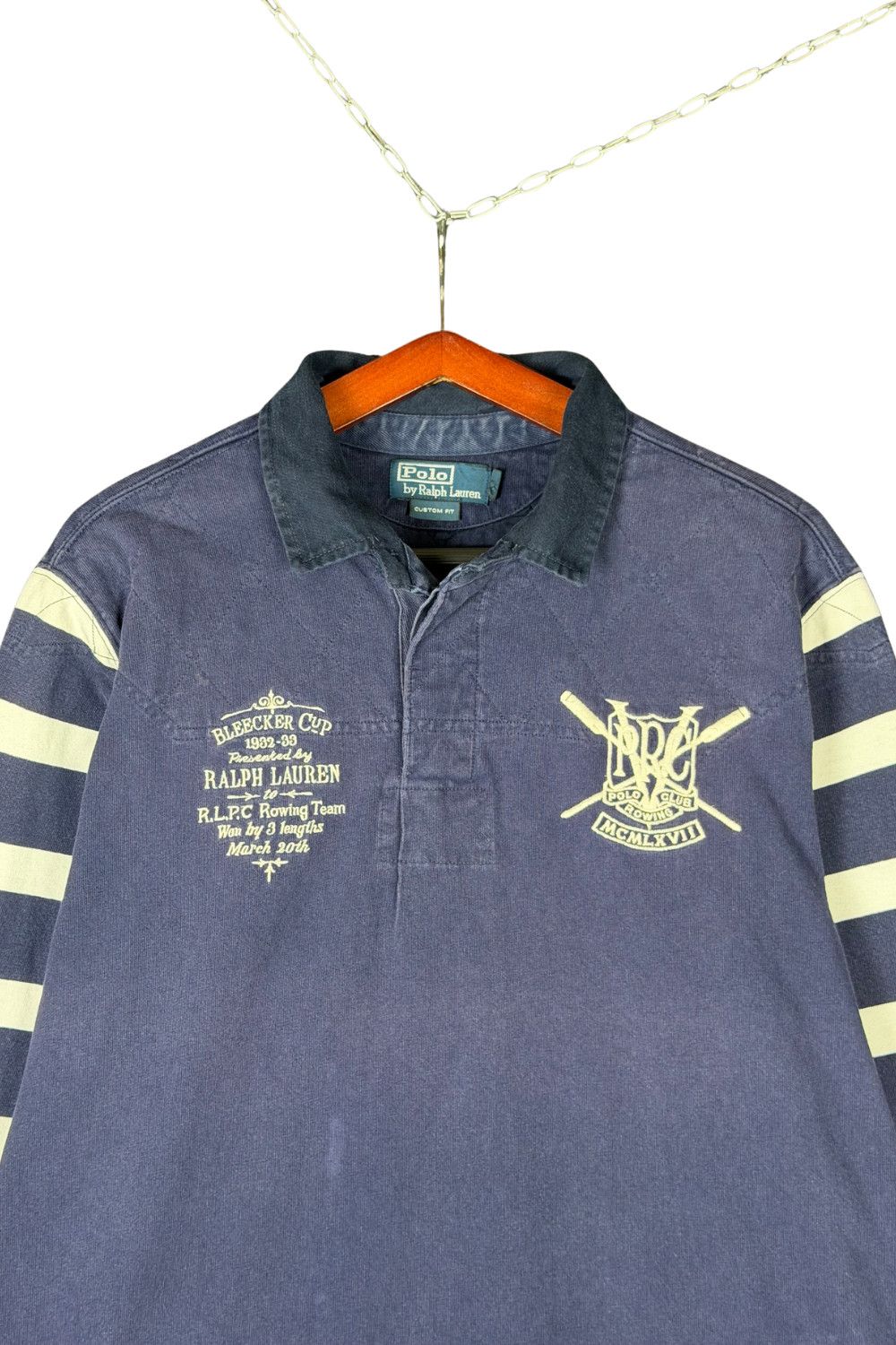 Polo Ralph Lauren Polo Ralph Lauren Bleecker Cup RLPC Rowing Rugby Shirt XL Size US XL / EU 56 / 4 - 5 Thumbnail