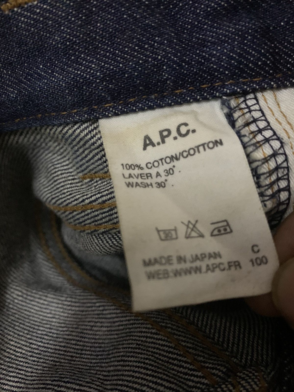 A.P.C. 💥A.p.c Rue De Fleurus Paris Denim Size 27" / US 4 / IT 40 - 7 Thumbnail