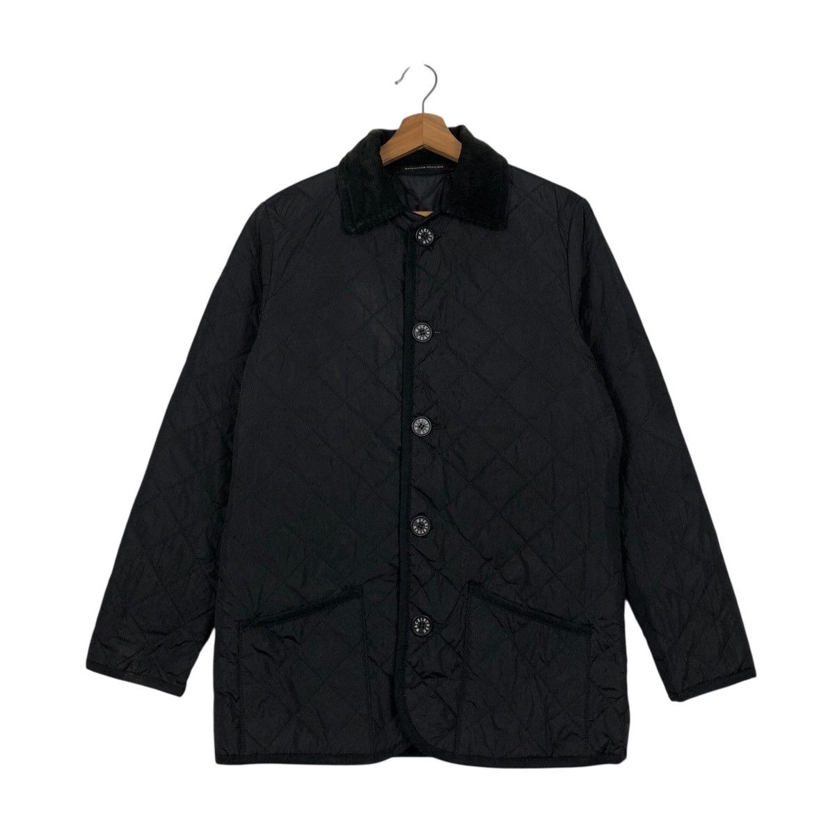 Mackintosh 📌Vintage Button Jacket Quilted Mackintosh Rich Black Size US M / EU 48-50 / 2 - 2 Thumbnail