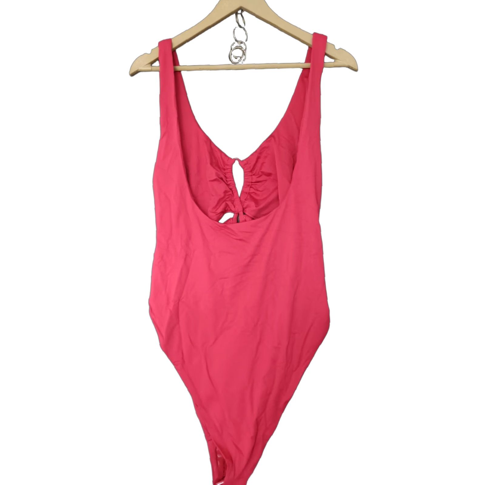 Triangl Toluca Berry One Piece Swimsuit 4XL Triangle Waist Wrap Open Tummy Nylon Spandex Solid Women Beach Swimwear Size ONE SIZE - 1 Thumbnail